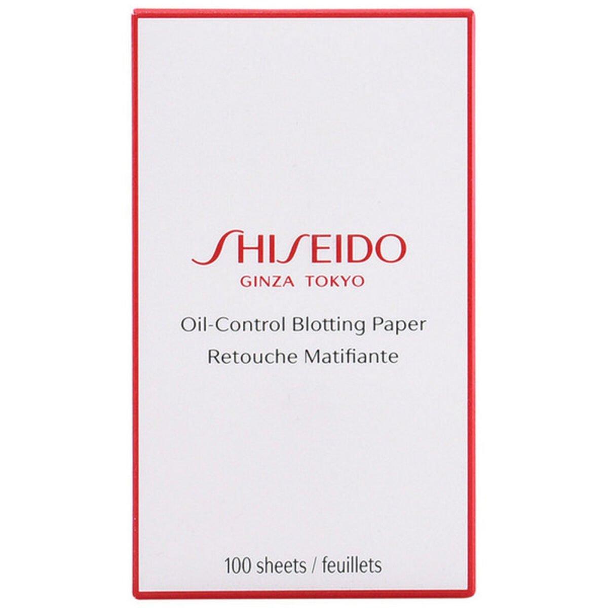 Láminas de Papel Astringente Shiseido The Essentials (100 Unidades)