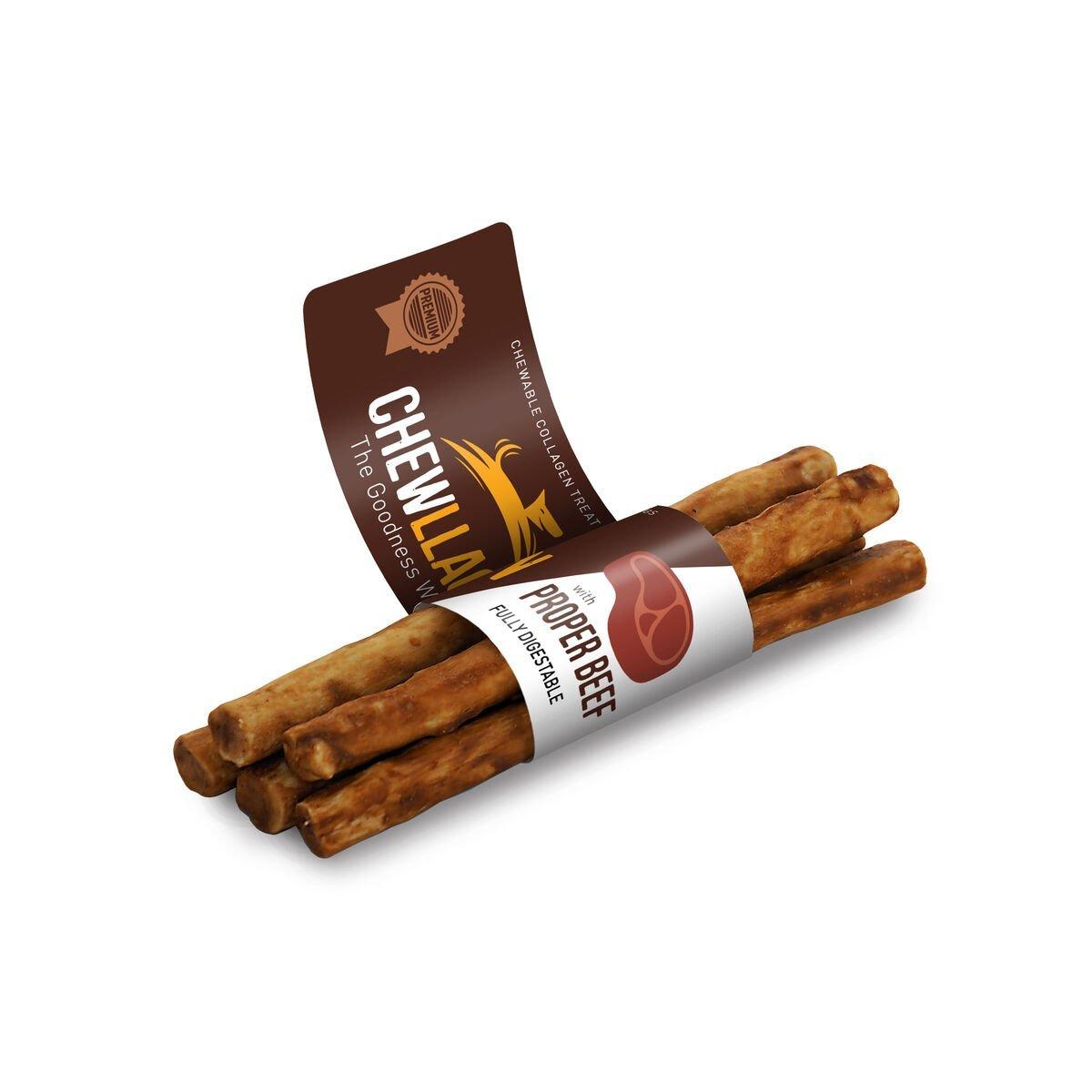 Snack para Perros Chewllagen Ternera Carne de vacuno (40 unidades)