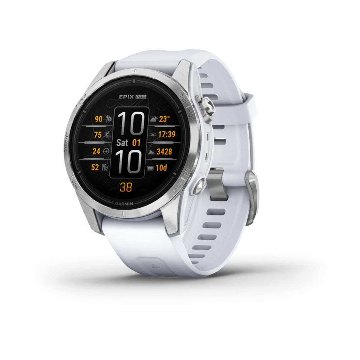 Smartwatch Garmin Epix Pro Blanco Negro Plateado 2" 1,2"