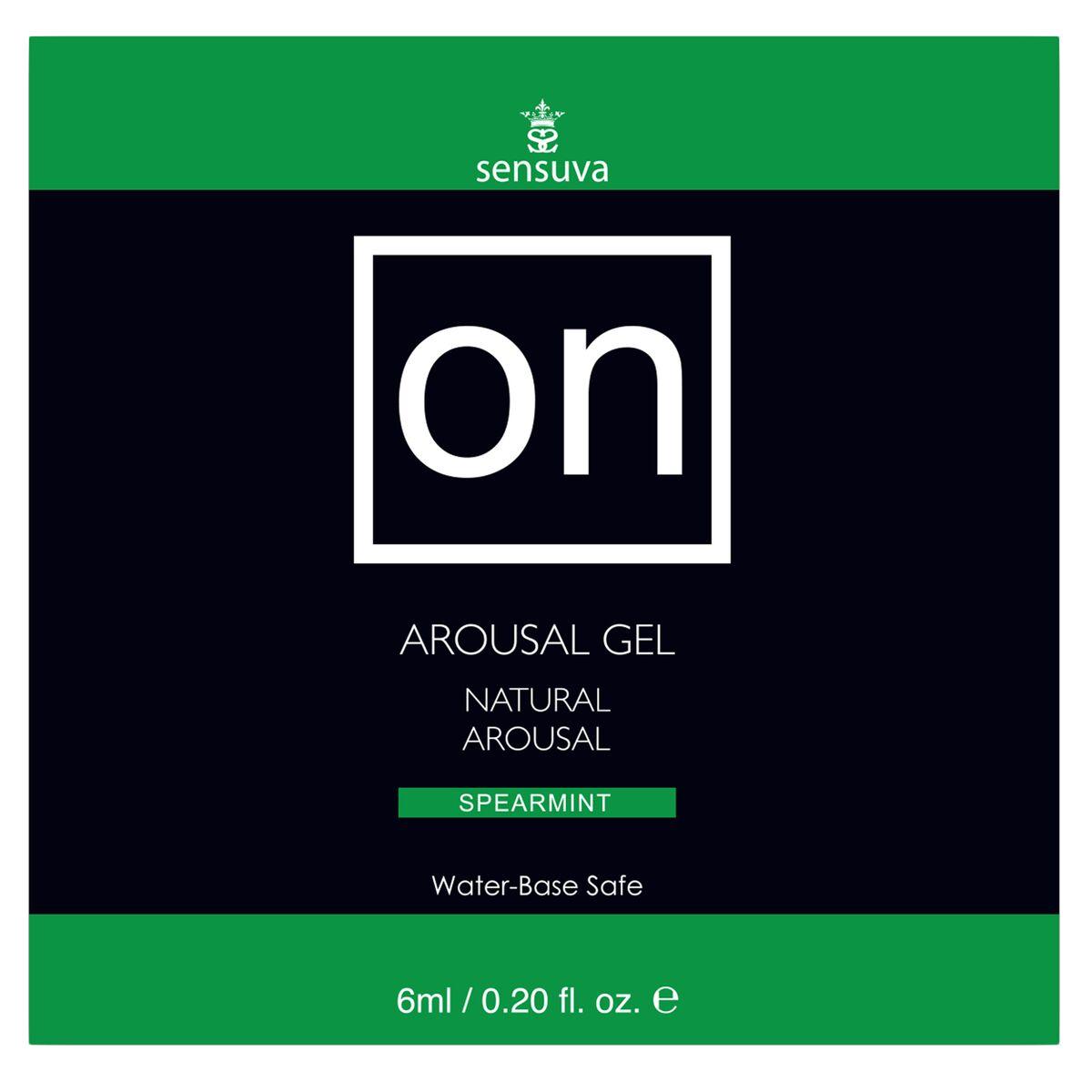 Gel Estimulante Sensuva 6 ml Menta verde