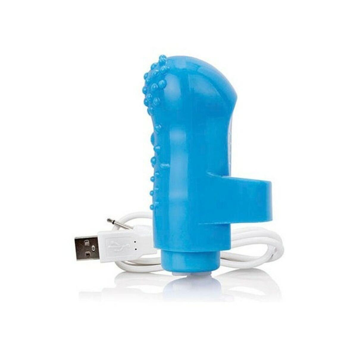 Vibrador Para Dedo The Screaming O Charged Azul