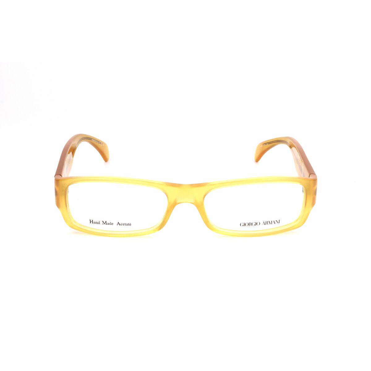 Montura de Gafas Hombre Armani GA806PD9 Amarillo Ø 53 mm