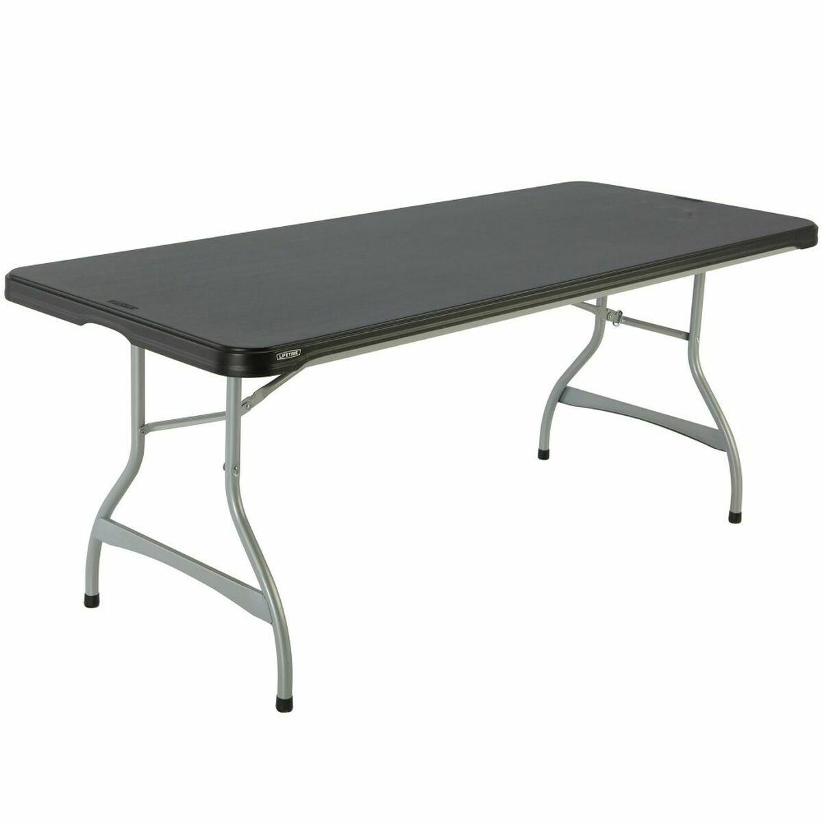 Mesa Plegable Lifetime 182 x 73,5 x 76 cm 6 personas Rectangular Acero Plástico