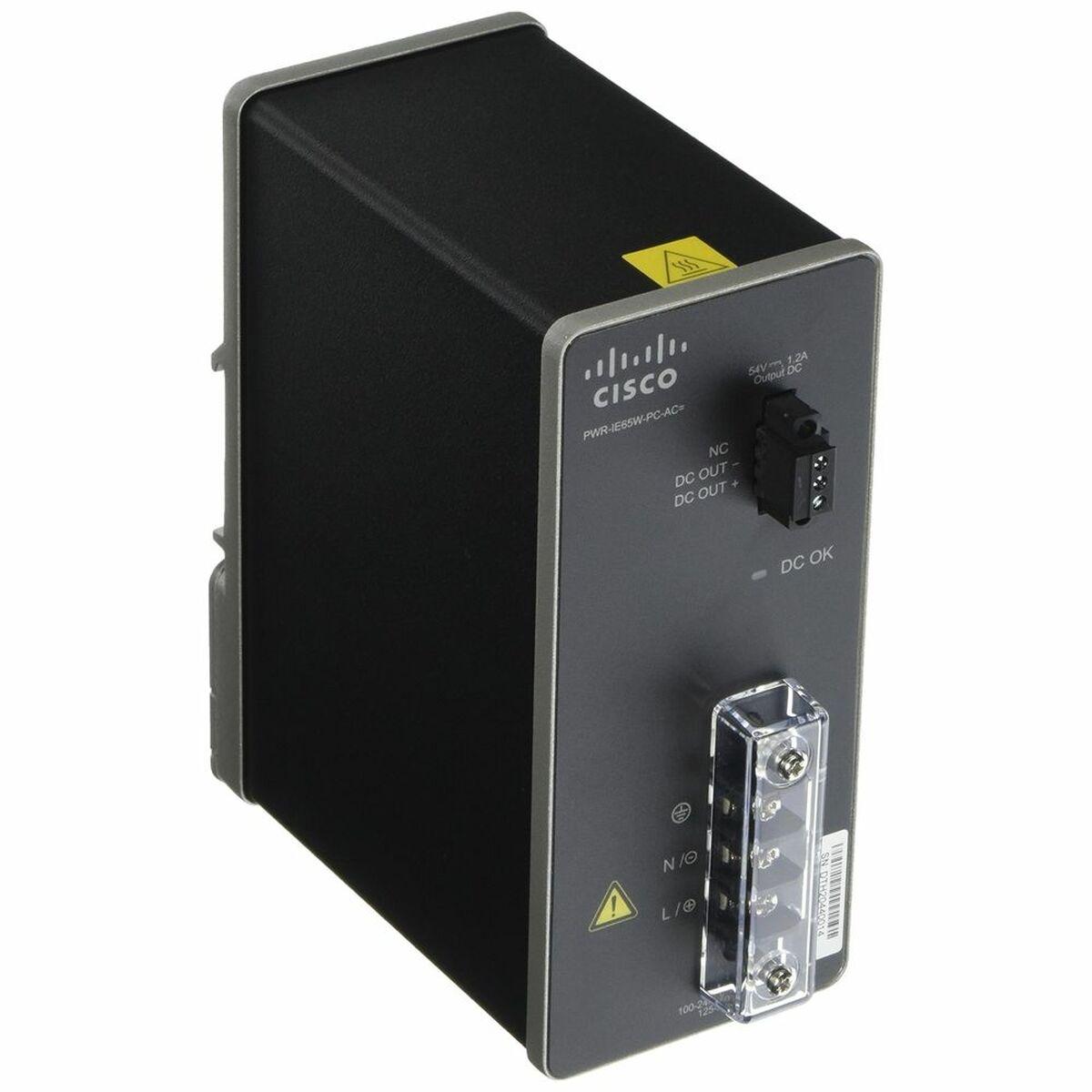 Adaptador Conversor PoE CISCO PWR-IE65W-PC-AC= Negro