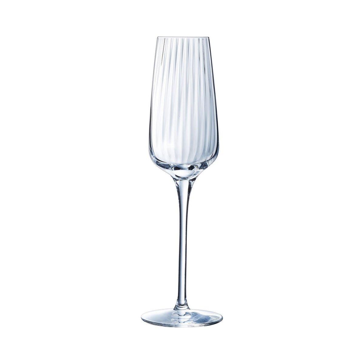 Copa de champán Chef & Sommelier Symetrie Transparente Vidrio 210 ml Champán 6 Unidades
