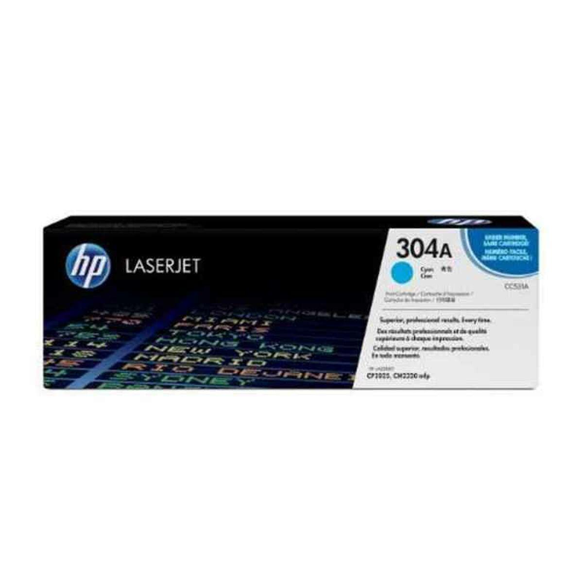 Tóner Original HP 304A Cian
