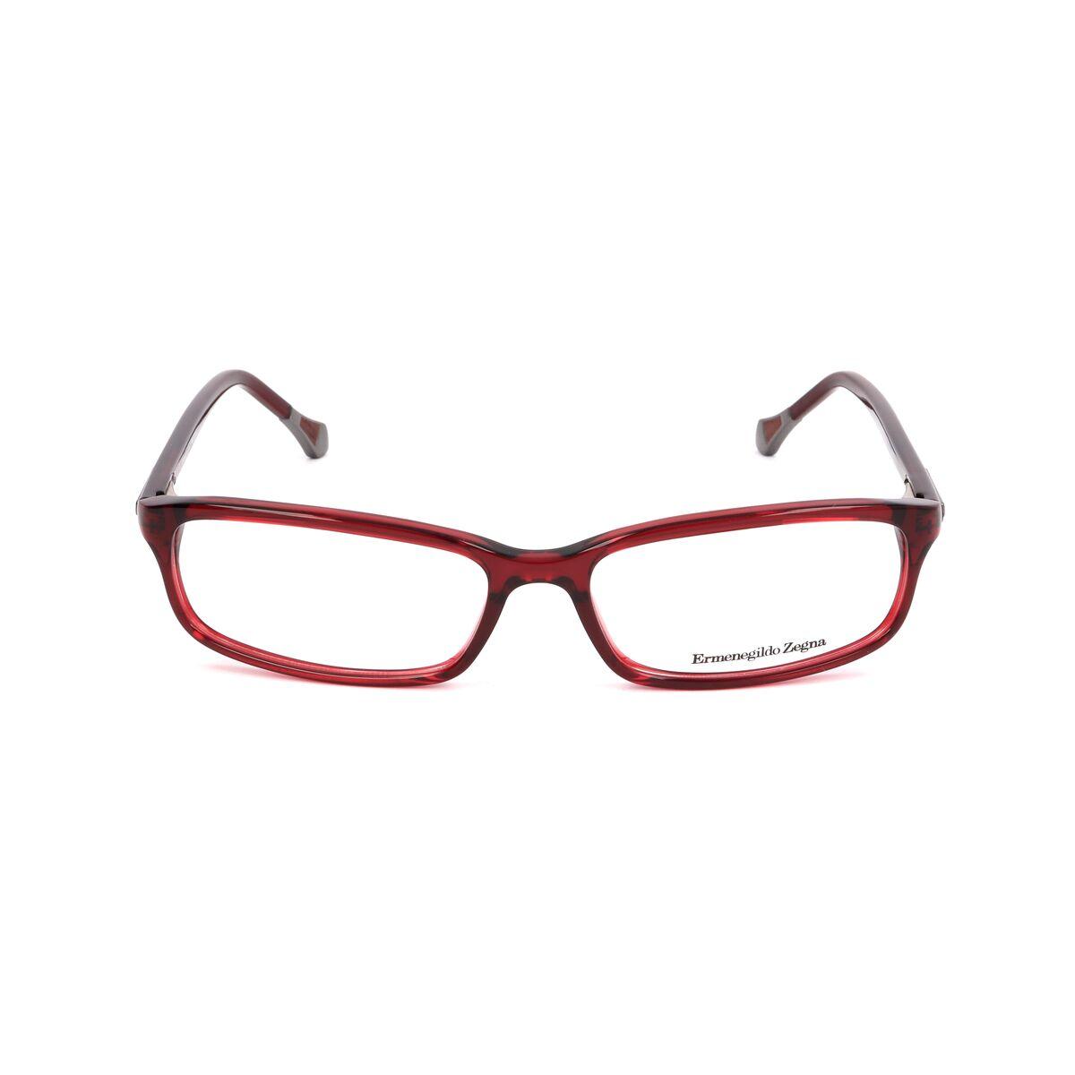 Montura de Gafas Unisex Ermenegildo Zegna Rojo ø 56 mm