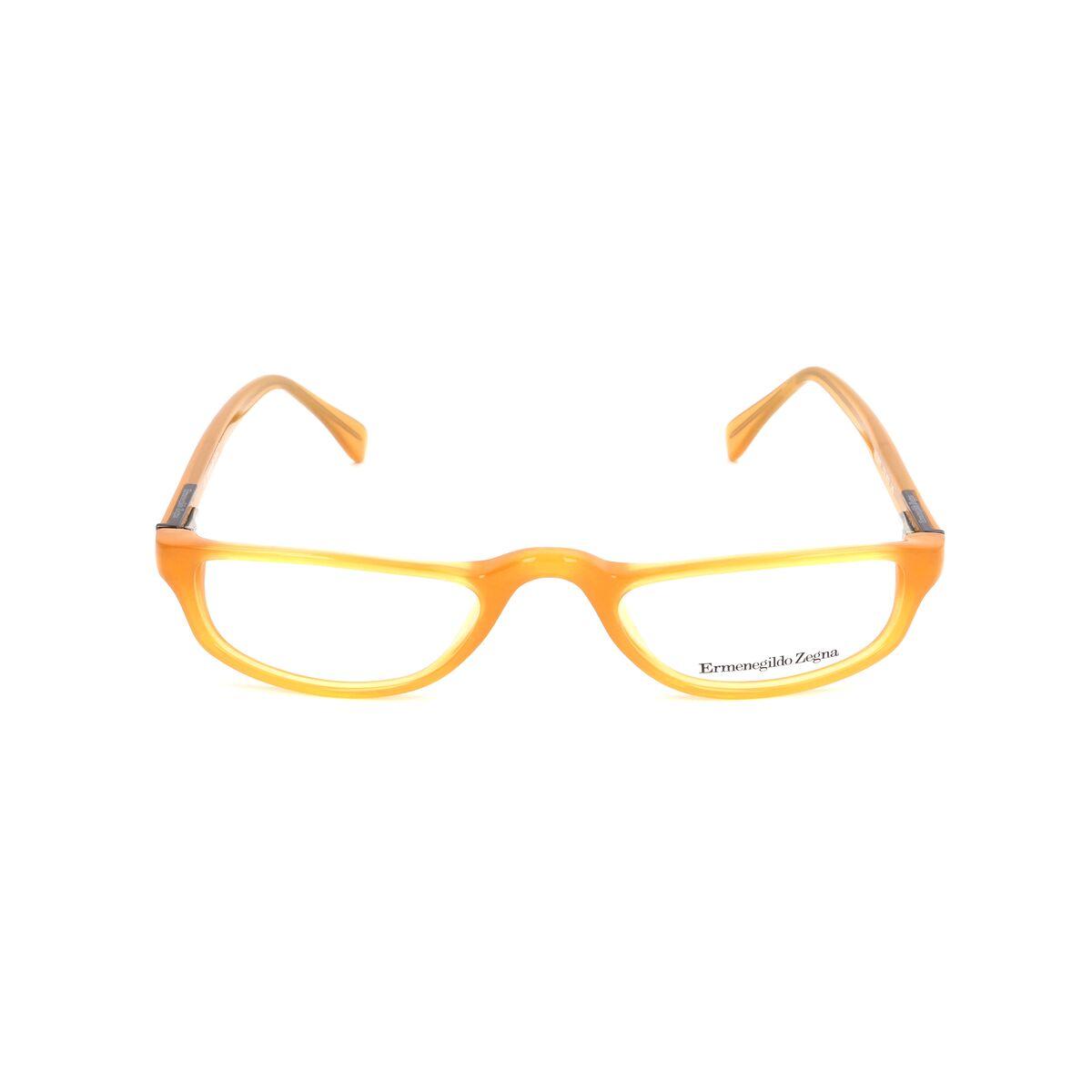 Montura de Gafas Unisex Ermenegildo Zegna Amarillo Ø 50 mm
