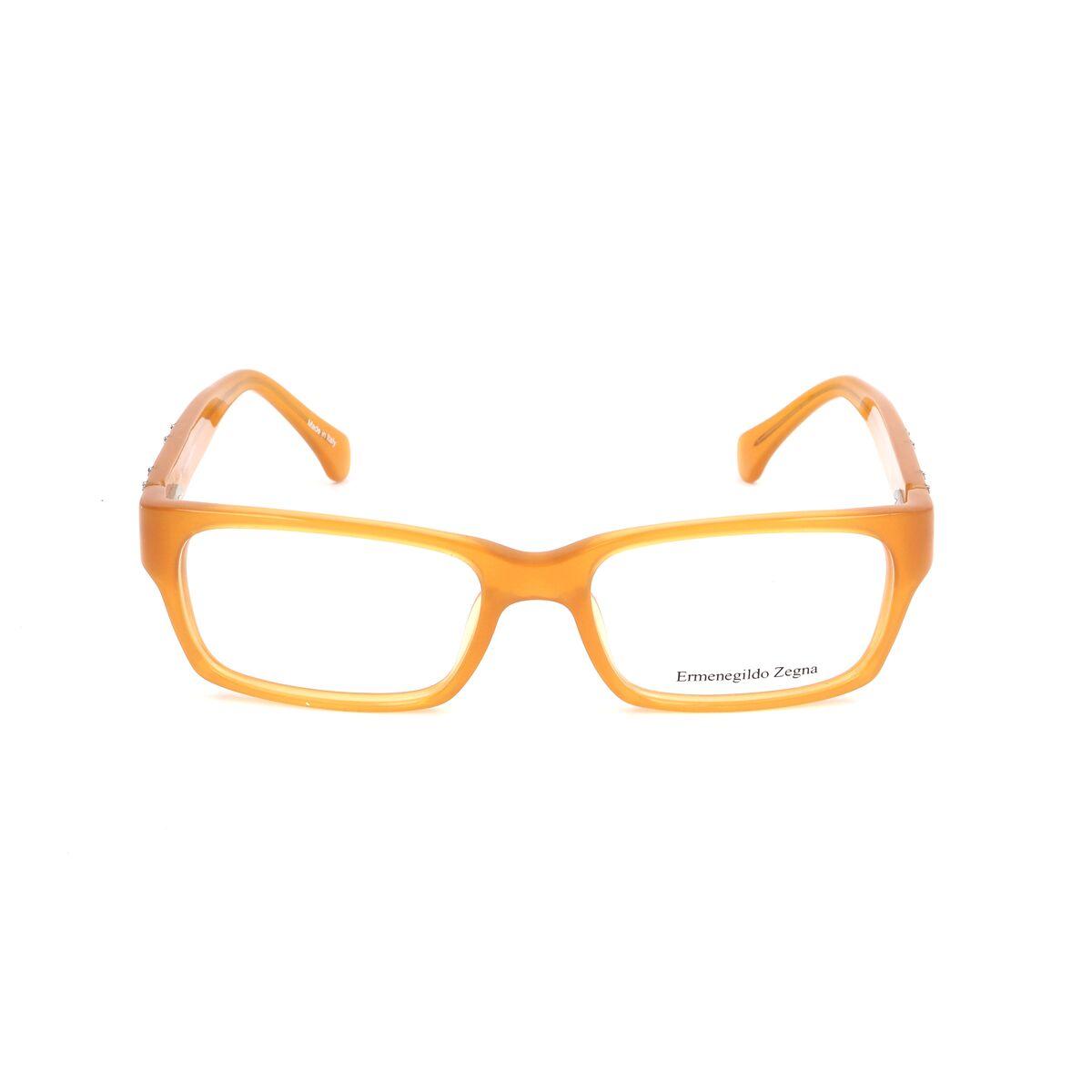 Montura de Gafas Unisex Ermenegildo Zegna Amarillo Ø 52 mm