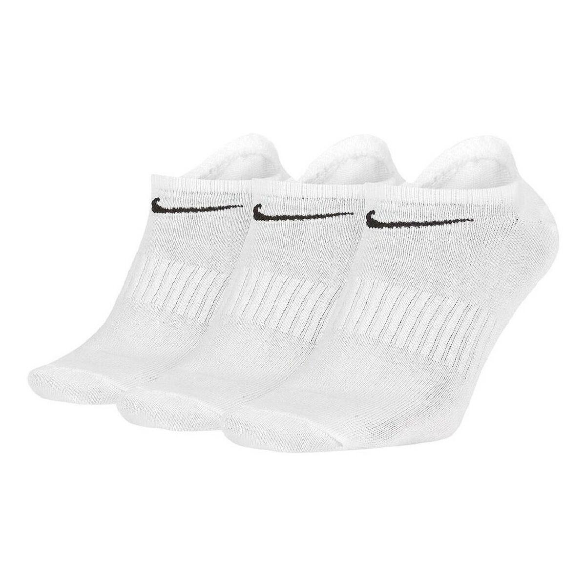 Calcetines Tobilleros Deportivos Nike Everyday Lightweight SX7678 010 Blanco