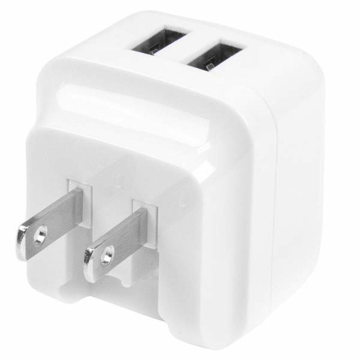 Cargador portátil Startech USB2PACWH Negro 65 W