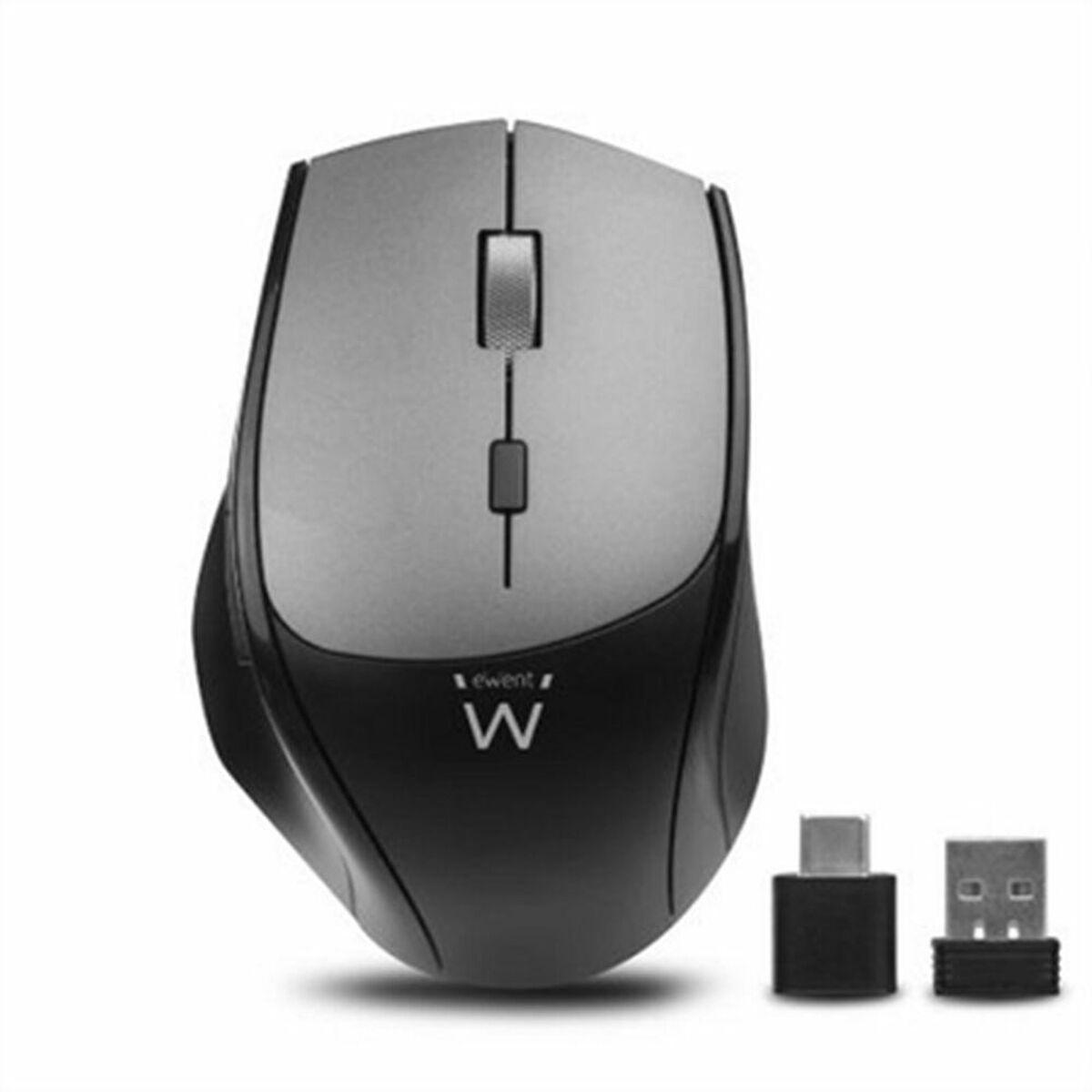 Ratón Ewent EW3245 Negro/Gris