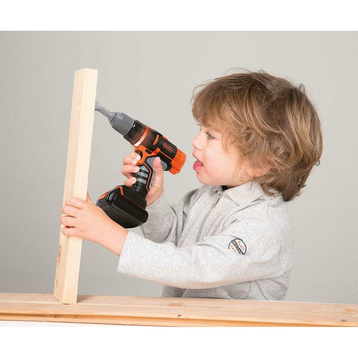 Taladro de juguete Smoby Black + Decker 17 x 5 x 22 cm 20 x 7 x 18 cm