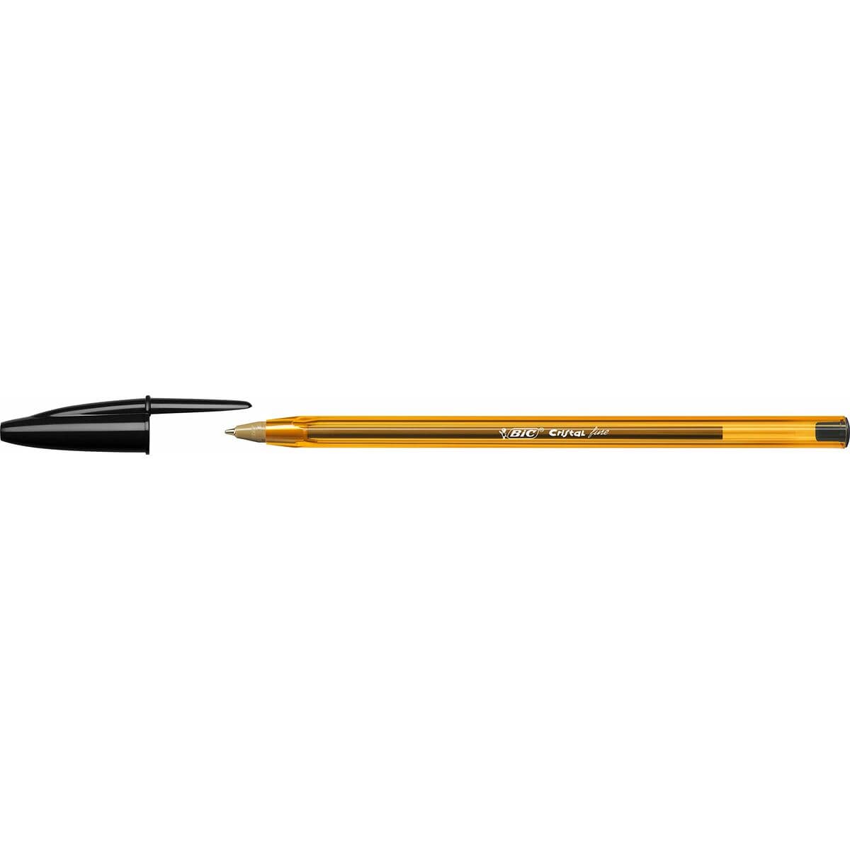 Bolígrafo Bic Cristal Fine Negro 0,3 mm 50 Piezas