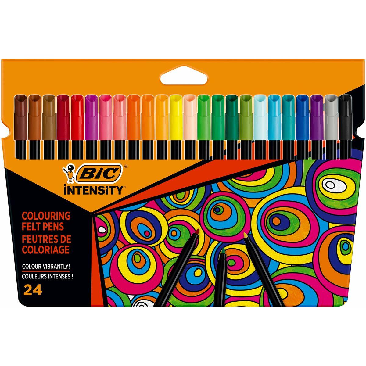 Set de Rotuladores Bic 978035 Negro Multicolor 24 Piezas