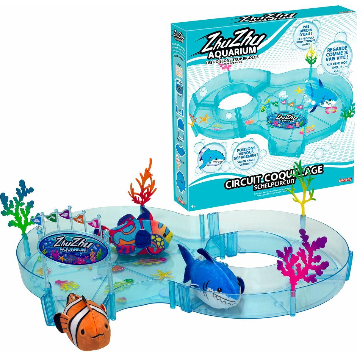 Set Animales para la Bañera Lansay Circuit Coquillage Zhu Zhu Aquarium Plástico