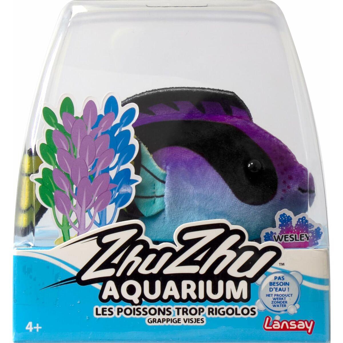 Mascota Interactiva Lansay Zhu Zhu Aquarium : Merlin le poisson chirurgien 9 x 15 x 14 cm
