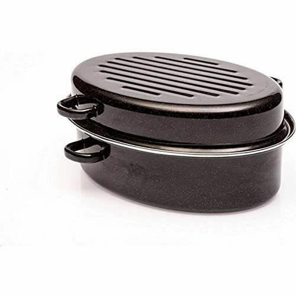 Cacerola Con Tapa Baumalu Negro 11 L