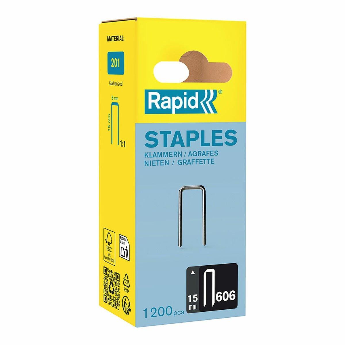 Grapas Rapid 606 Galvanizado (1200 Unidades)