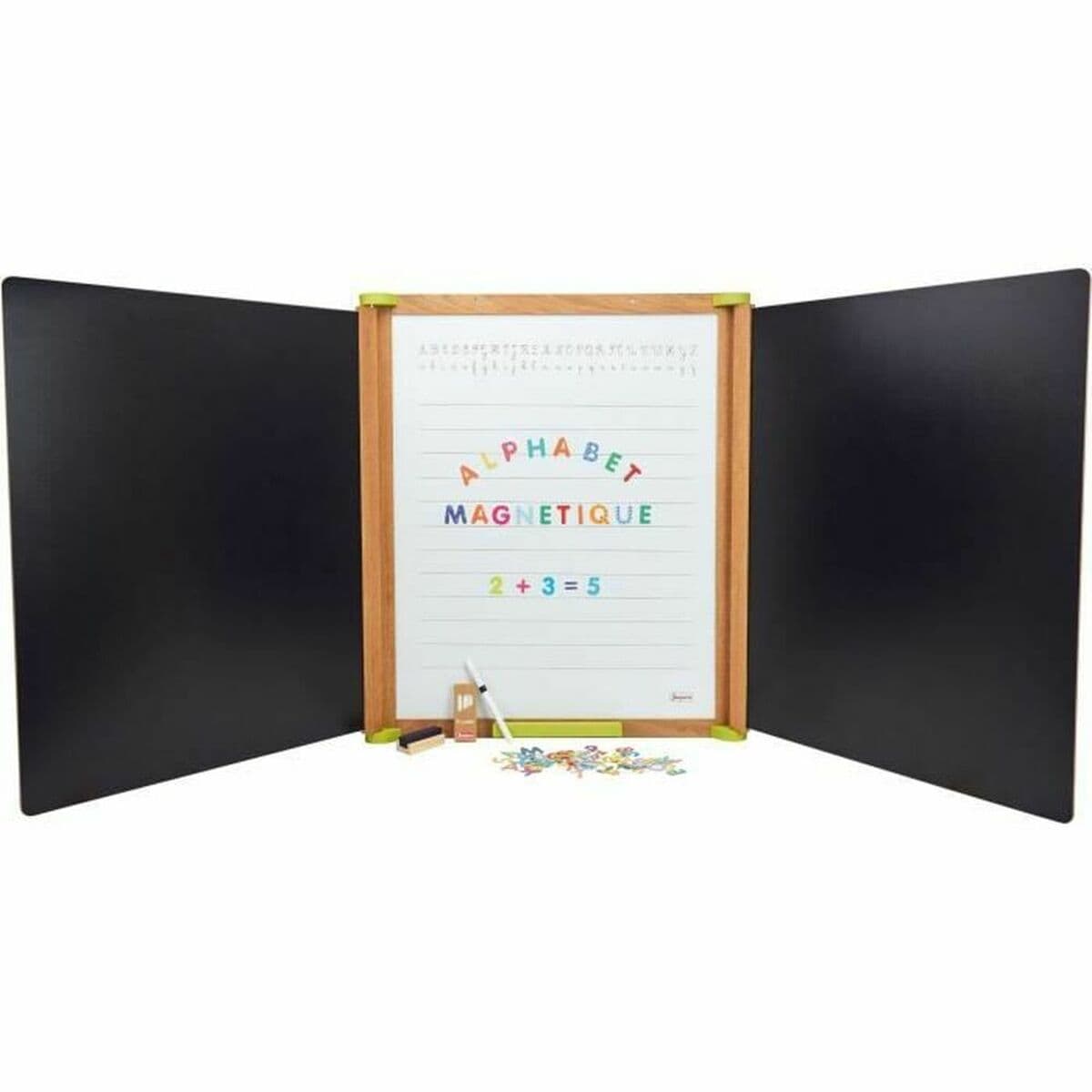 Pizarra Magnética con Rotulador Jeujura JeujuraJ8799 Multicolor Madera