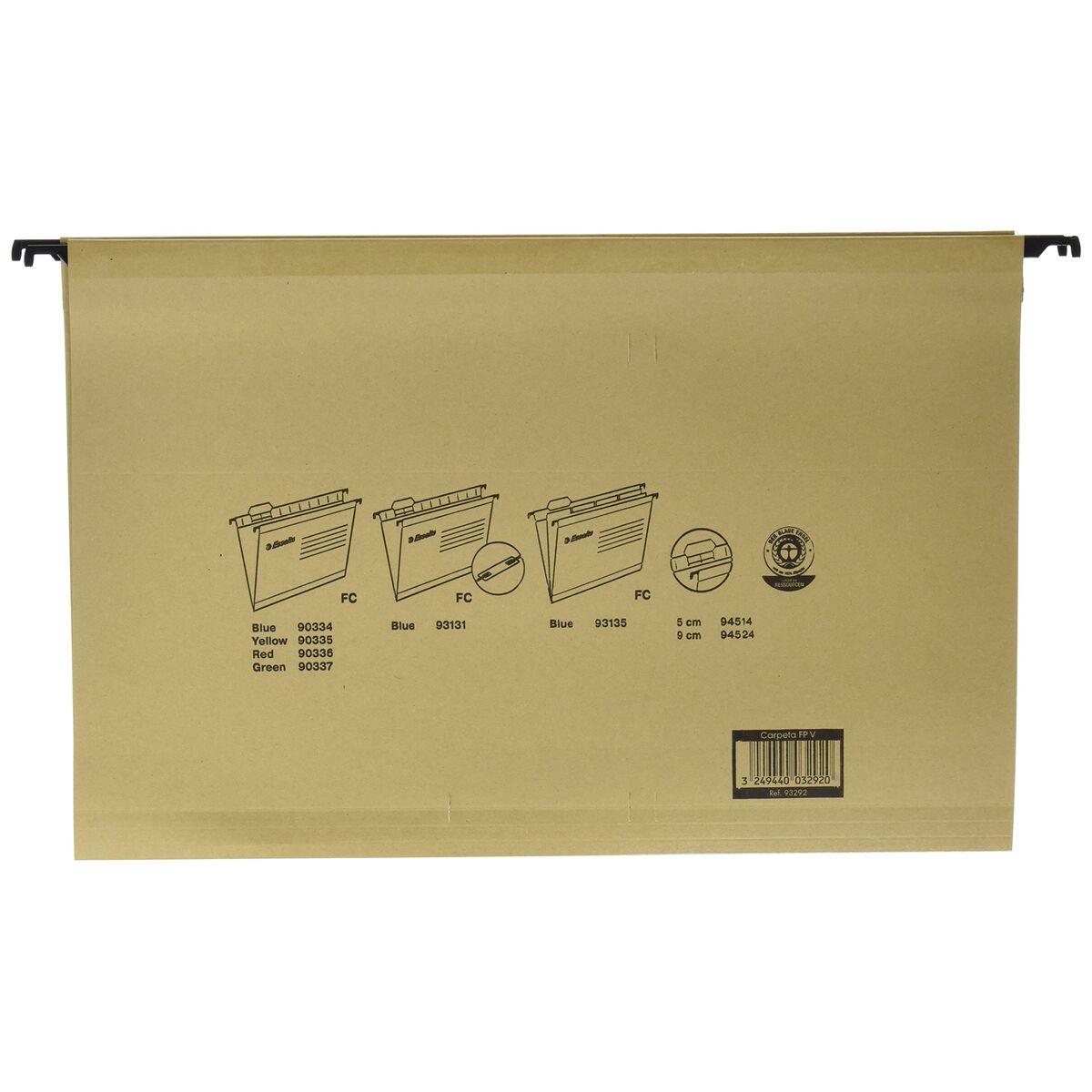 Carpeta Colgante Esselte Natural