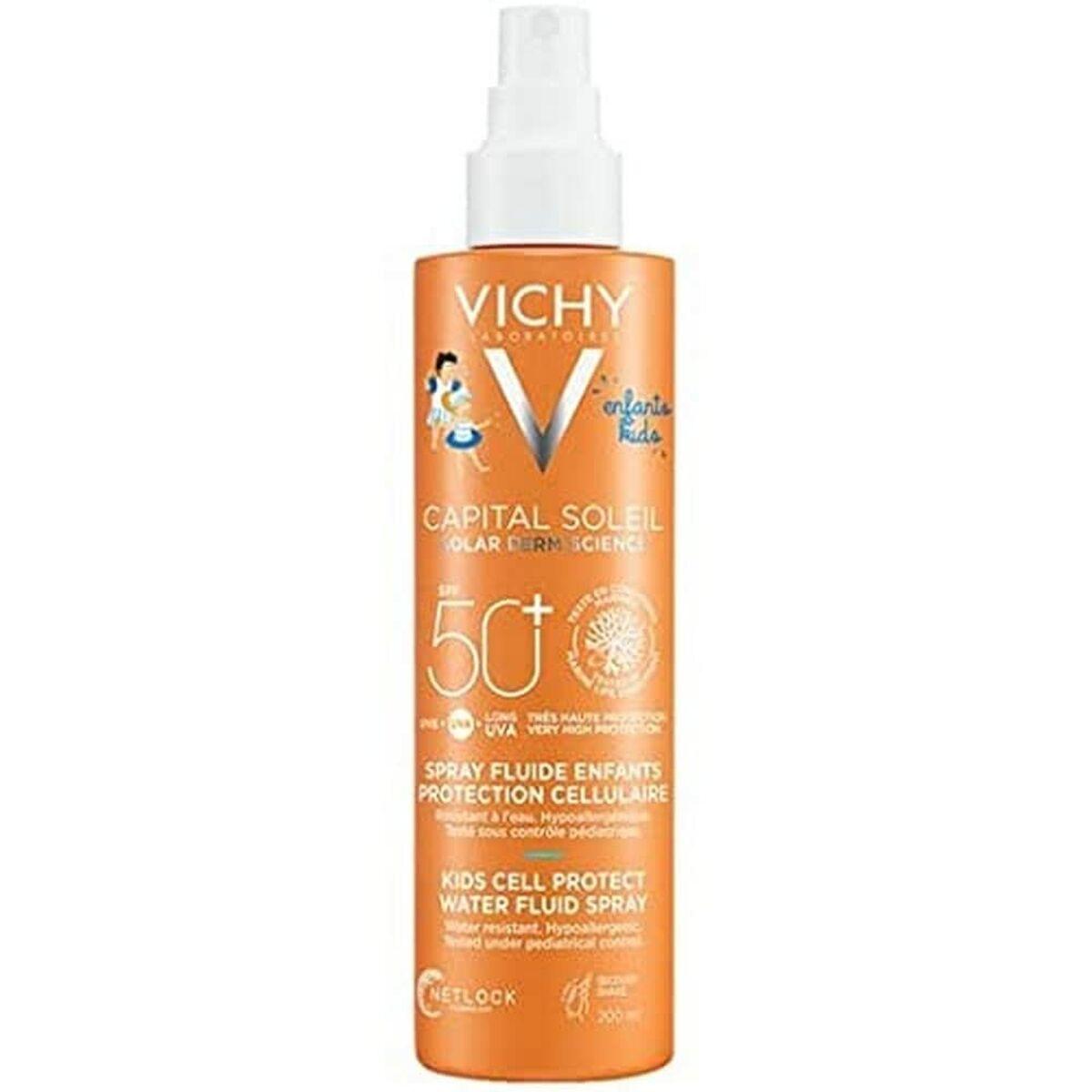 Protector Solar para Niños en Spray Vichy Capital Soleil Spf 50+ 200 ml