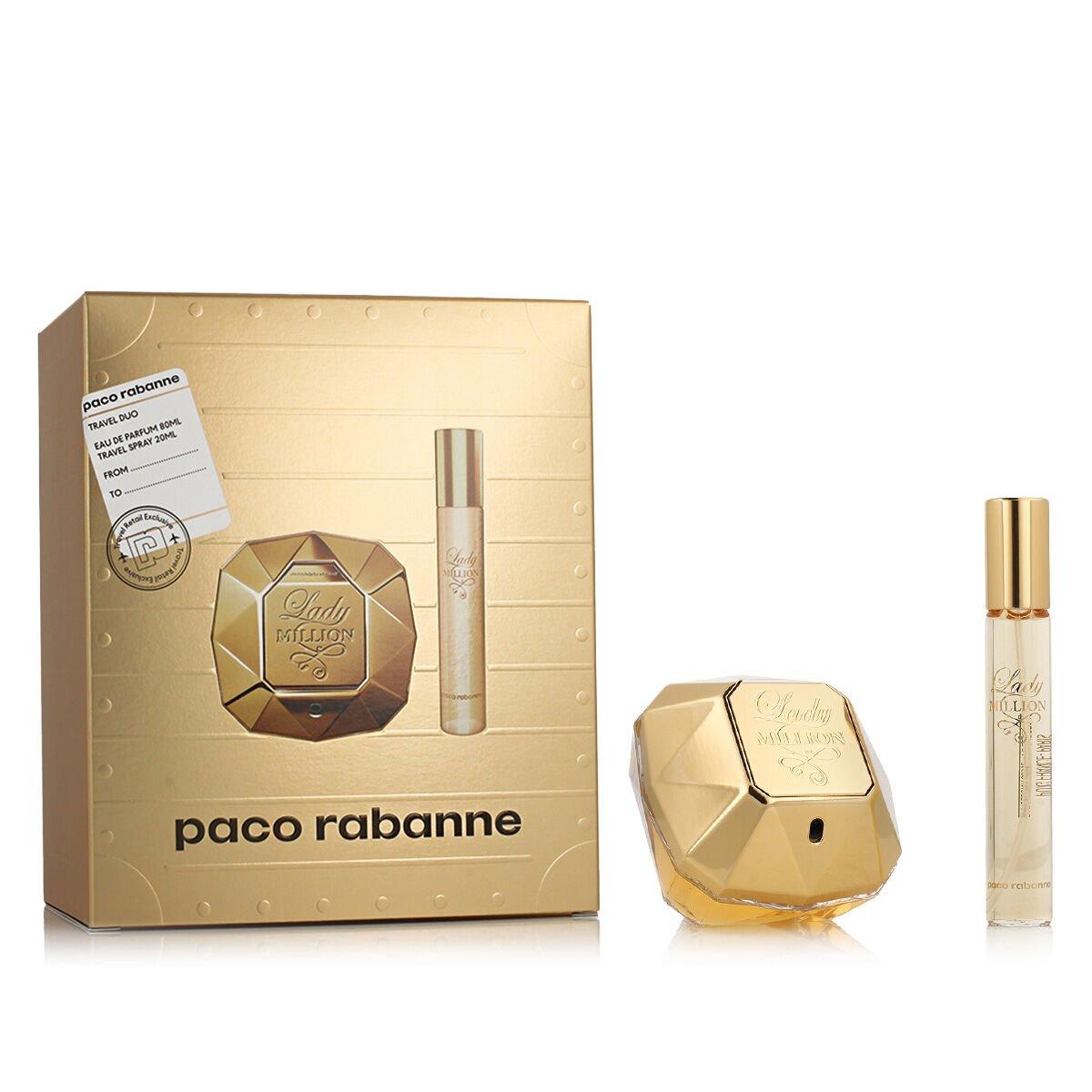 Set de Perfume Mujer Paco Rabanne Lady Million EDP 2 Piezas