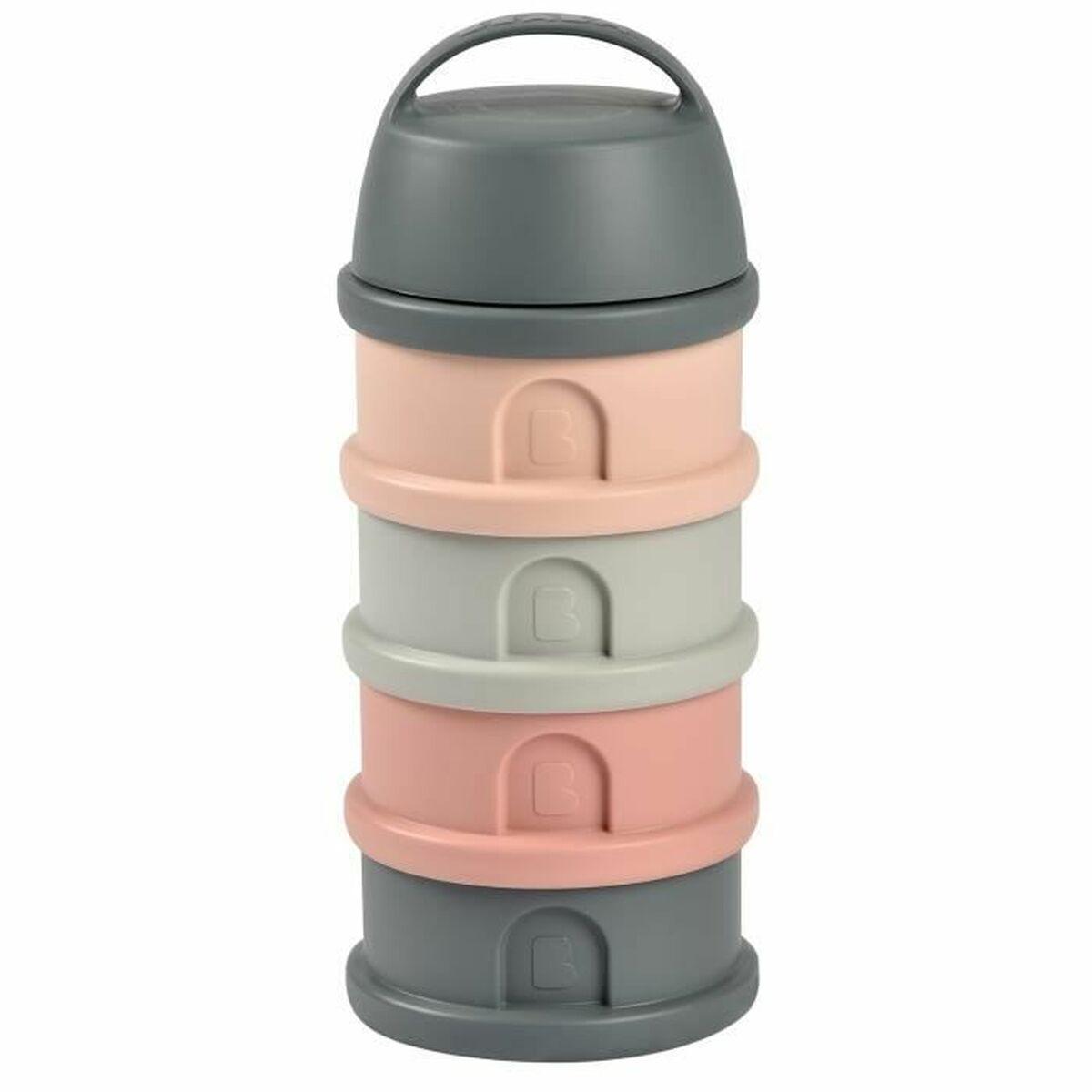 Dosificador de Leche en Polvo Béaba Rosa/Gris