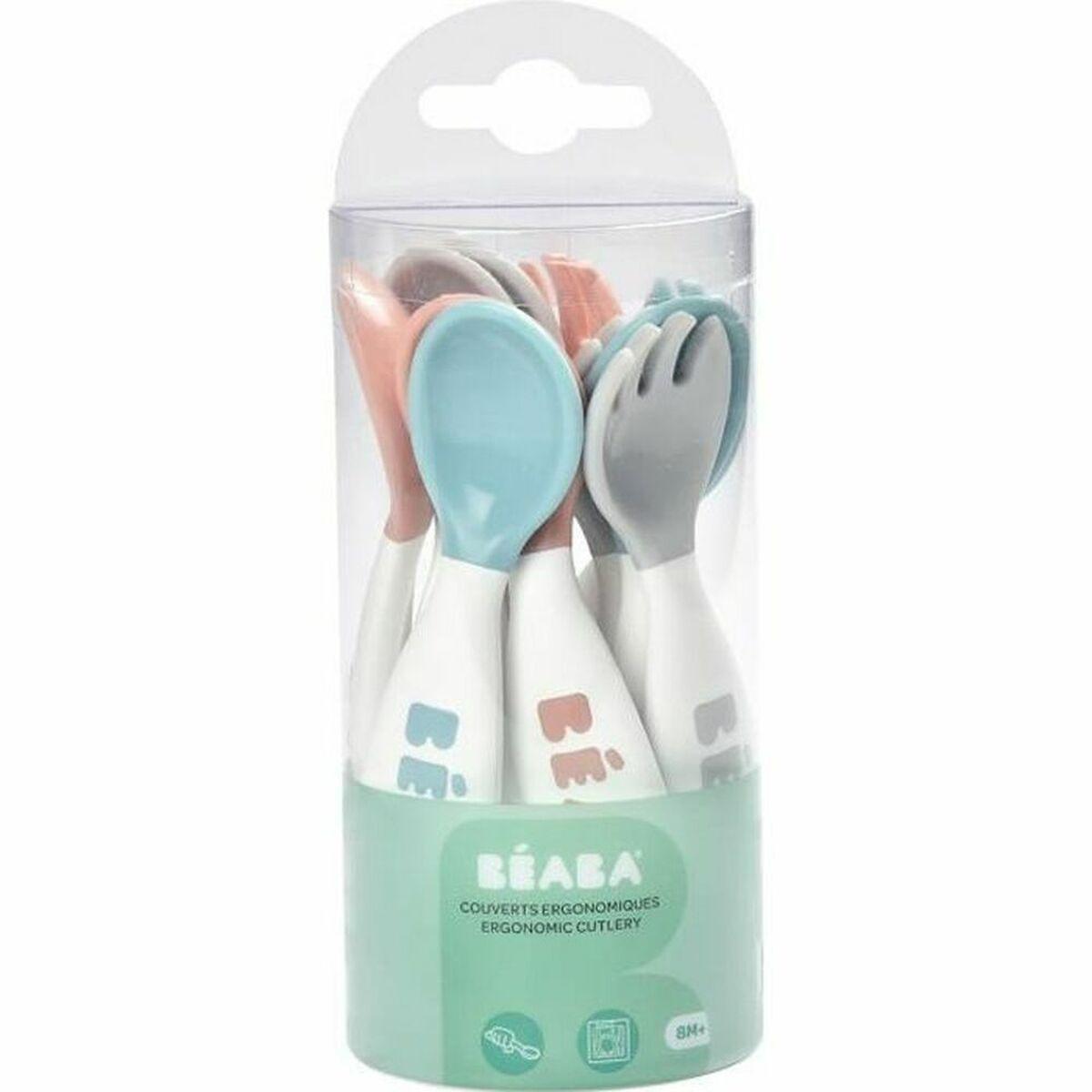 Cubiertos Béaba Blanco Plástico