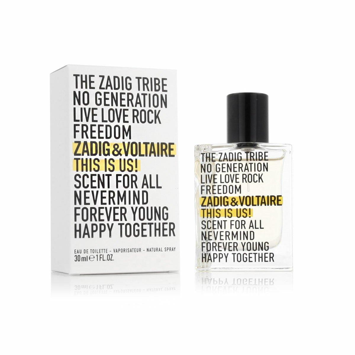 Perfume Unisex Zadig & Voltaire This is Us! Scent for All EDT 30 ml