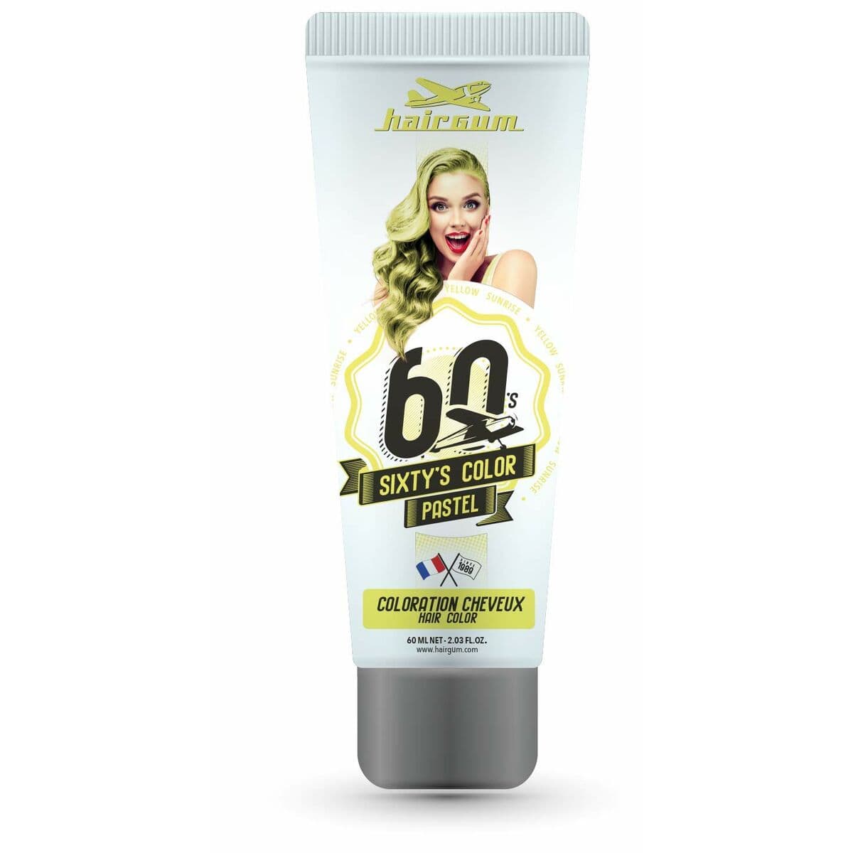 Coloración Semipermanente Hairgum S Color Yellow Sunrise 60 ml