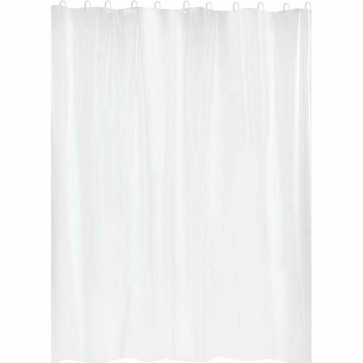Cortina de Ducha Gelco Blanco PVC PEVA 180 x 200 cm
