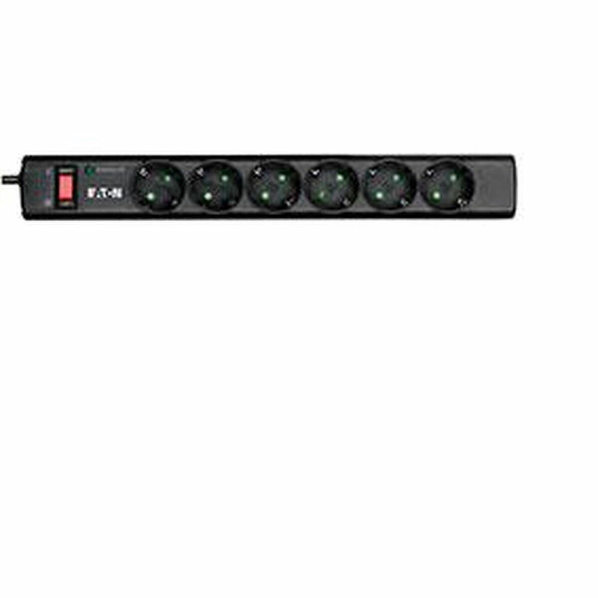 Regleta Enchufes 6 Tomas con Interruptor Eaton PS6D (1 m)