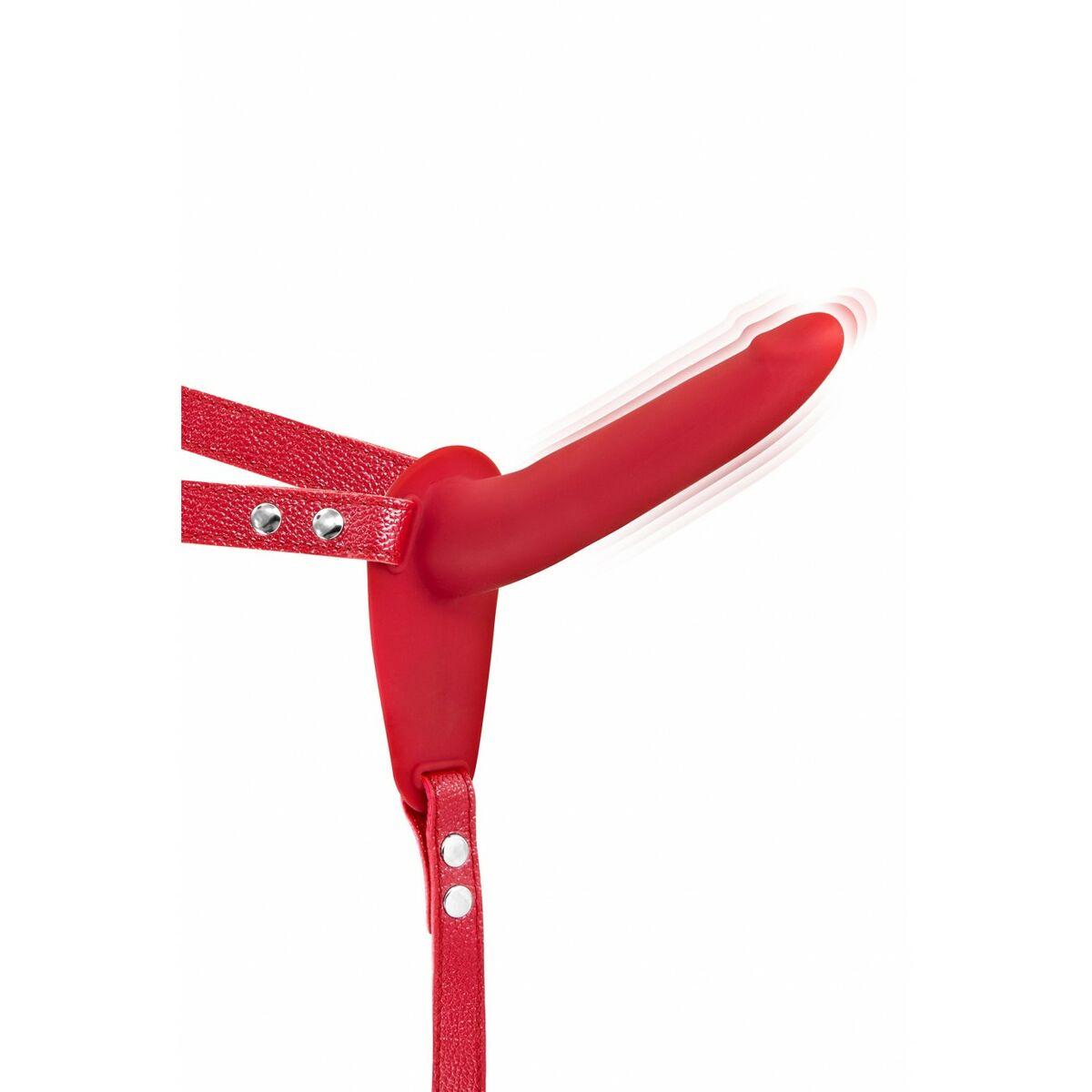 Consolador con arnés Fetish Tentation Rojo Silicona