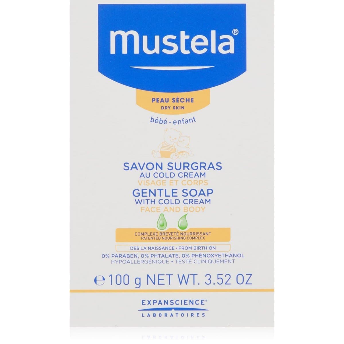 Pastilla de Jabón Mustela Niño 100 g