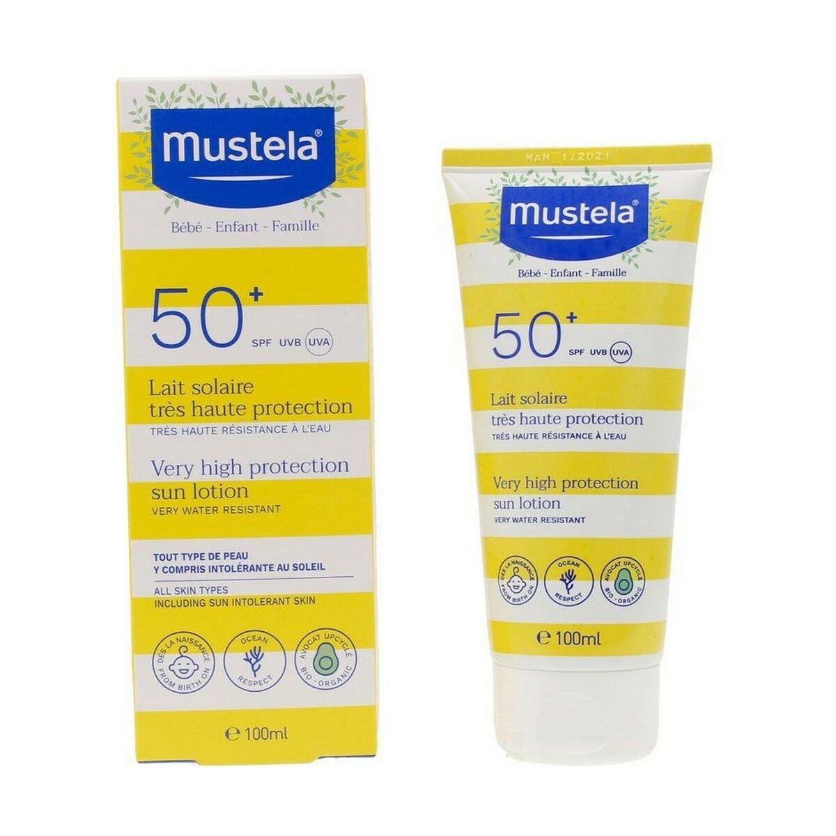 Leche Solar Infantil Mustela Niño Sol Spf Spf 50+ 100 ml