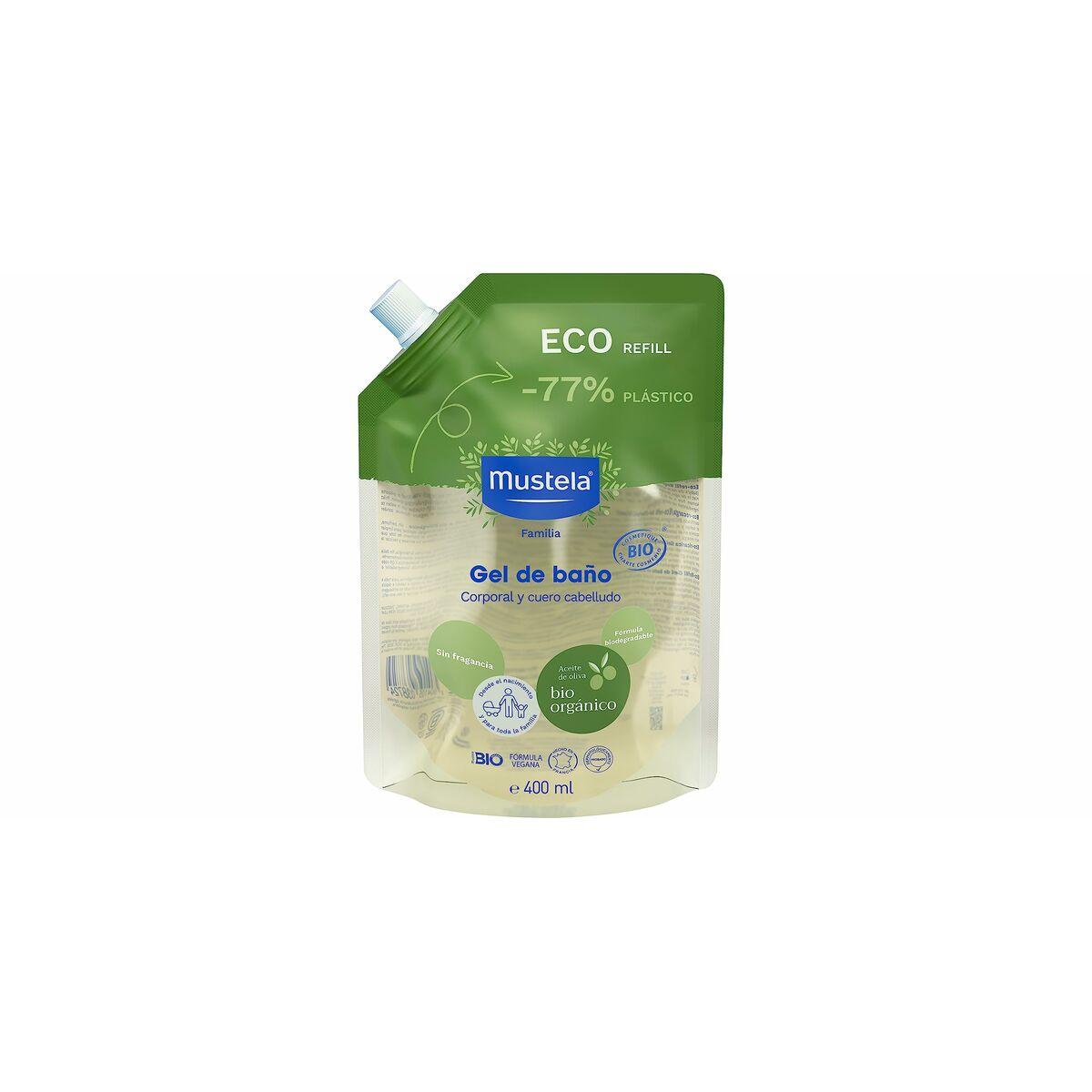 Gel y Champú 2 en 1 Mustela 400 ml Recarga