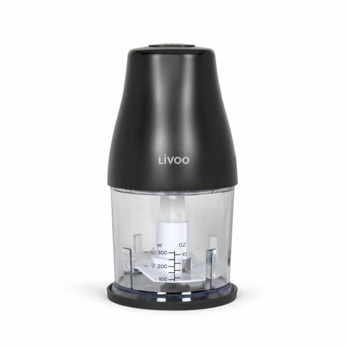 Picadora Livoo Chopper Negro 400 W Acero Inoxidable