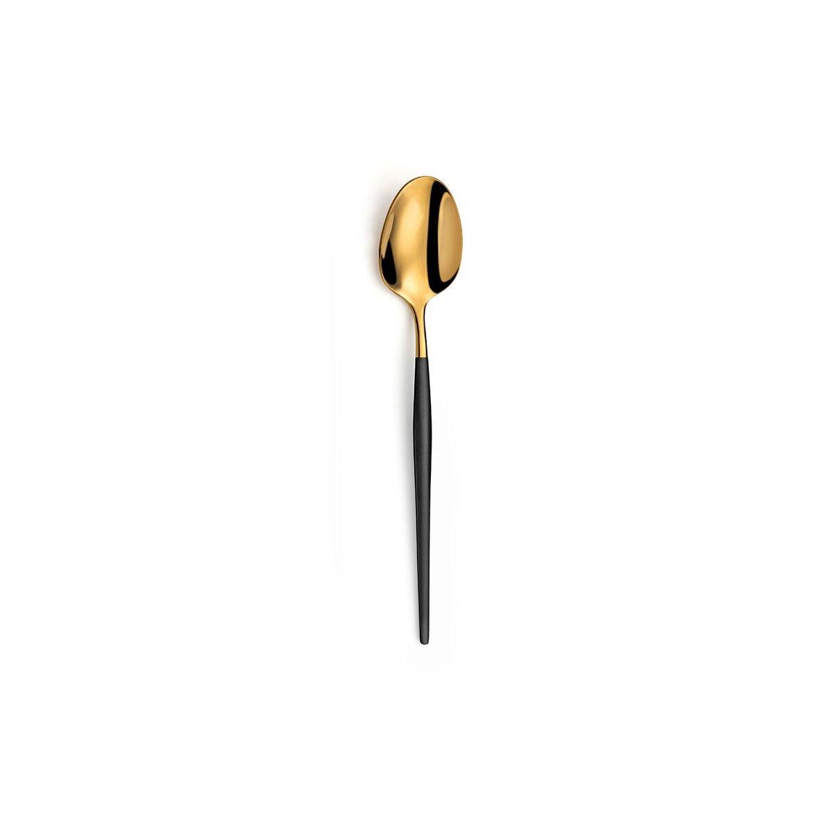 Cucharillas Amefa Soprano Negro Dorado Metal Café 12 Unidades