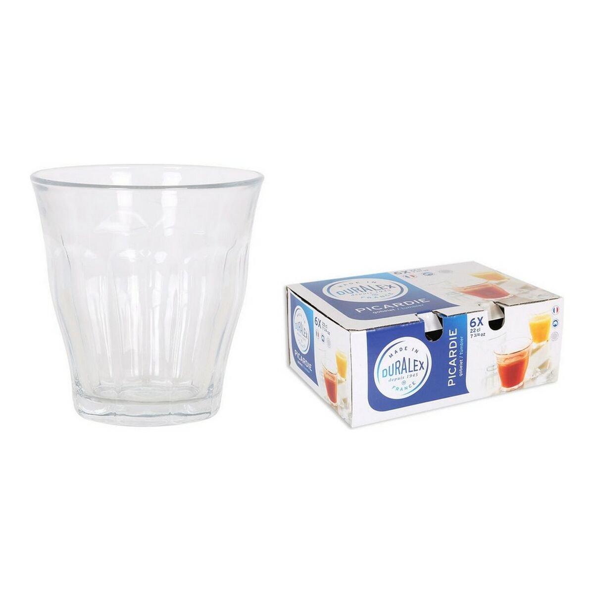 Set de Vasos Duralex 1026AB06/6 Transparente Cristal 200 ml 6 Piezas (6 Unidades)