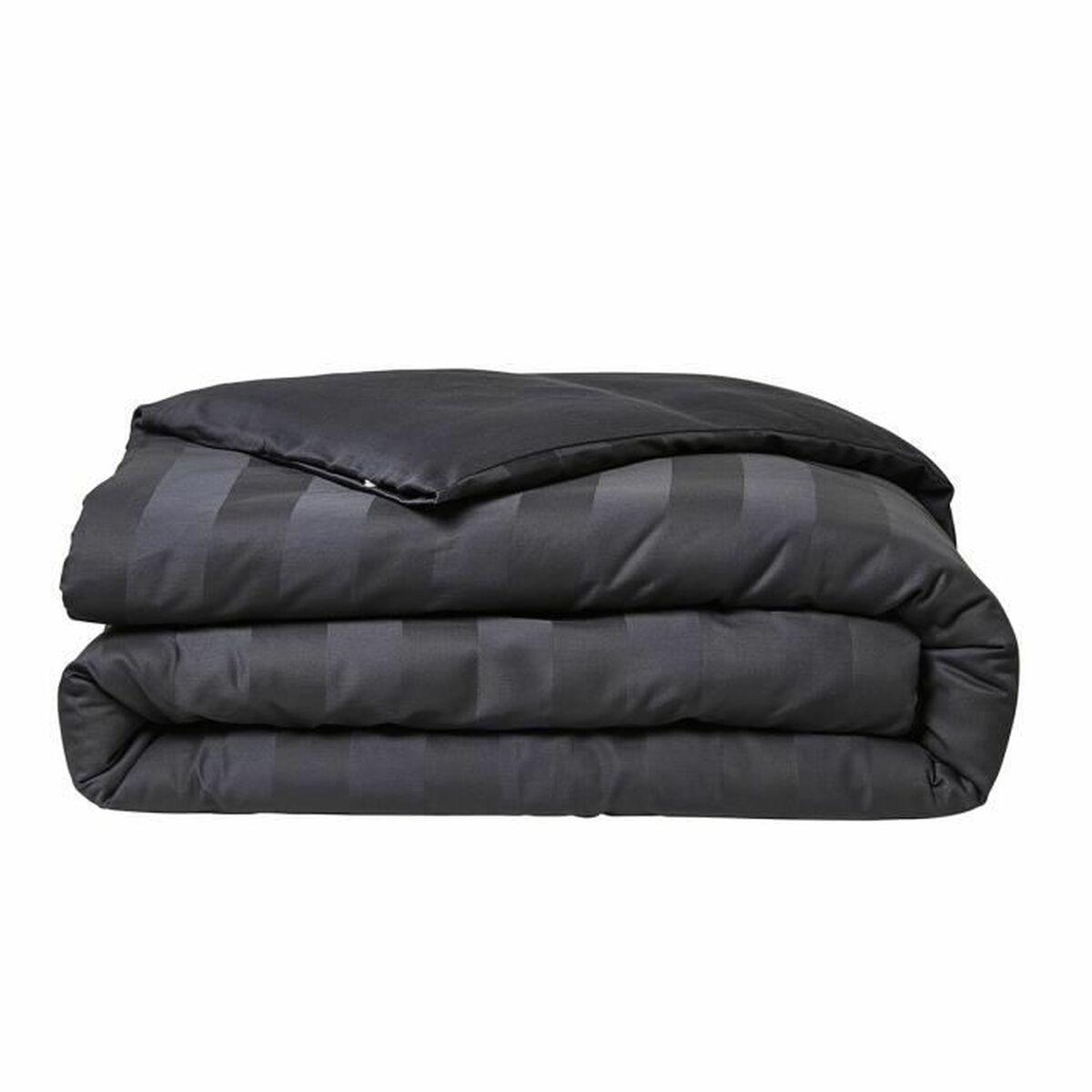 Juego de funda nórdica TODAY Satin Negro Antracita 220 x 240 cm