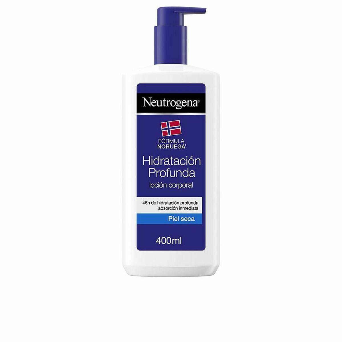 Loción Corporal Hidratante Neutrogena Hidratación Profunda 400 ml Piel Seca instantánea Absorción