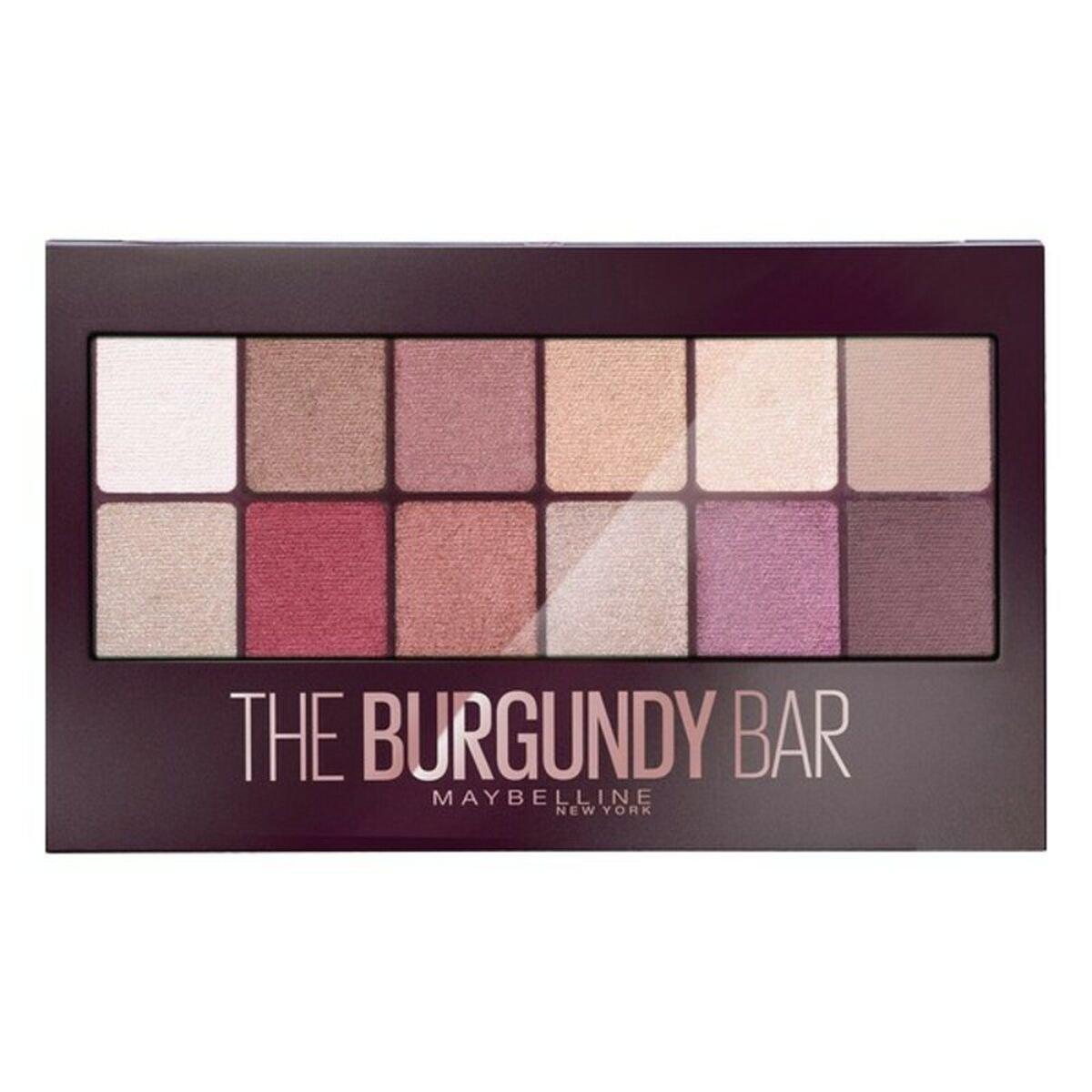 Paleta de Sombras de Ojos Maybelline The Burgundy Bar Nº 04-Burgundy 9,6 g