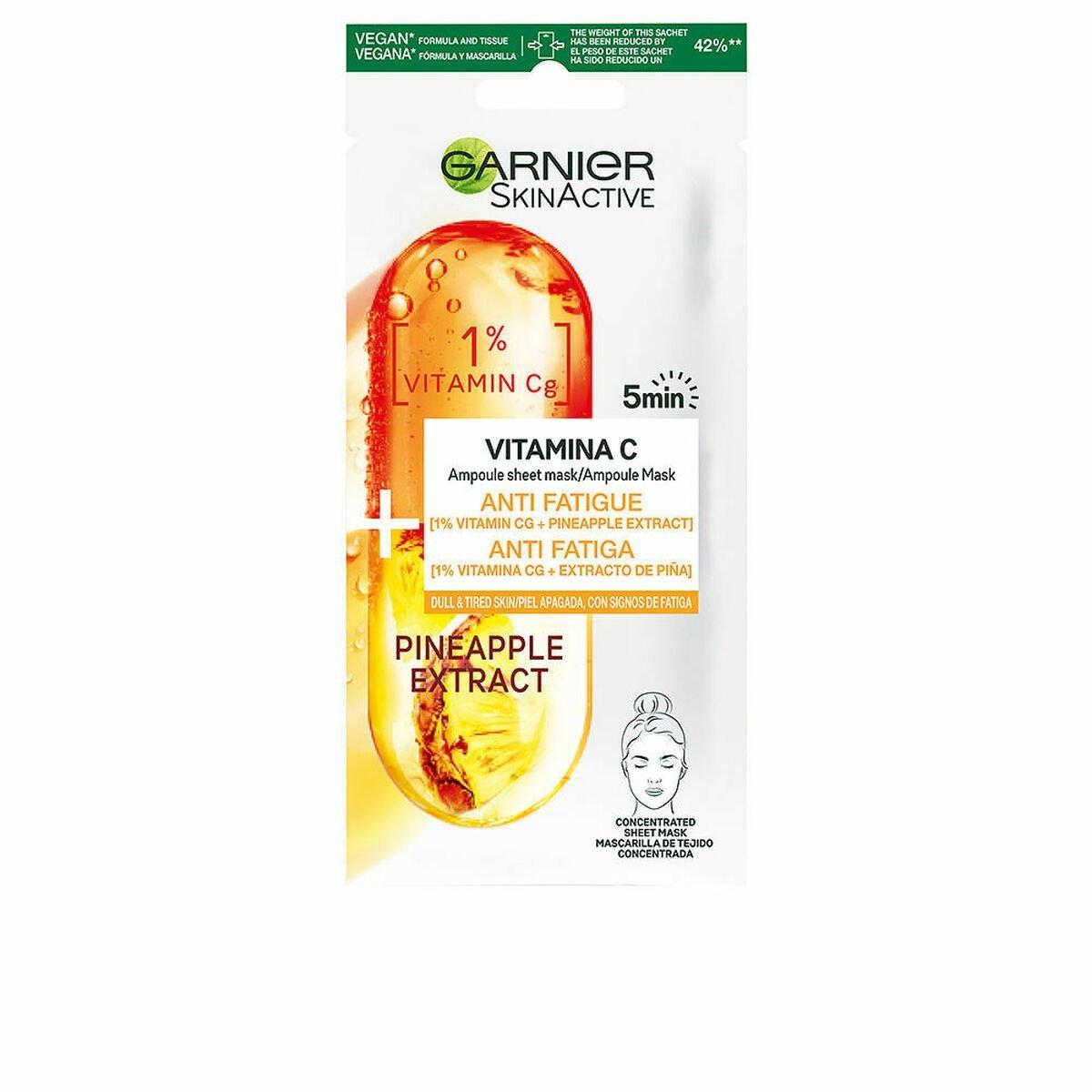 Mascarilla Facial Reafirmante Garnier Skinactive Vitamina C Vitamina C (1 unidad)
