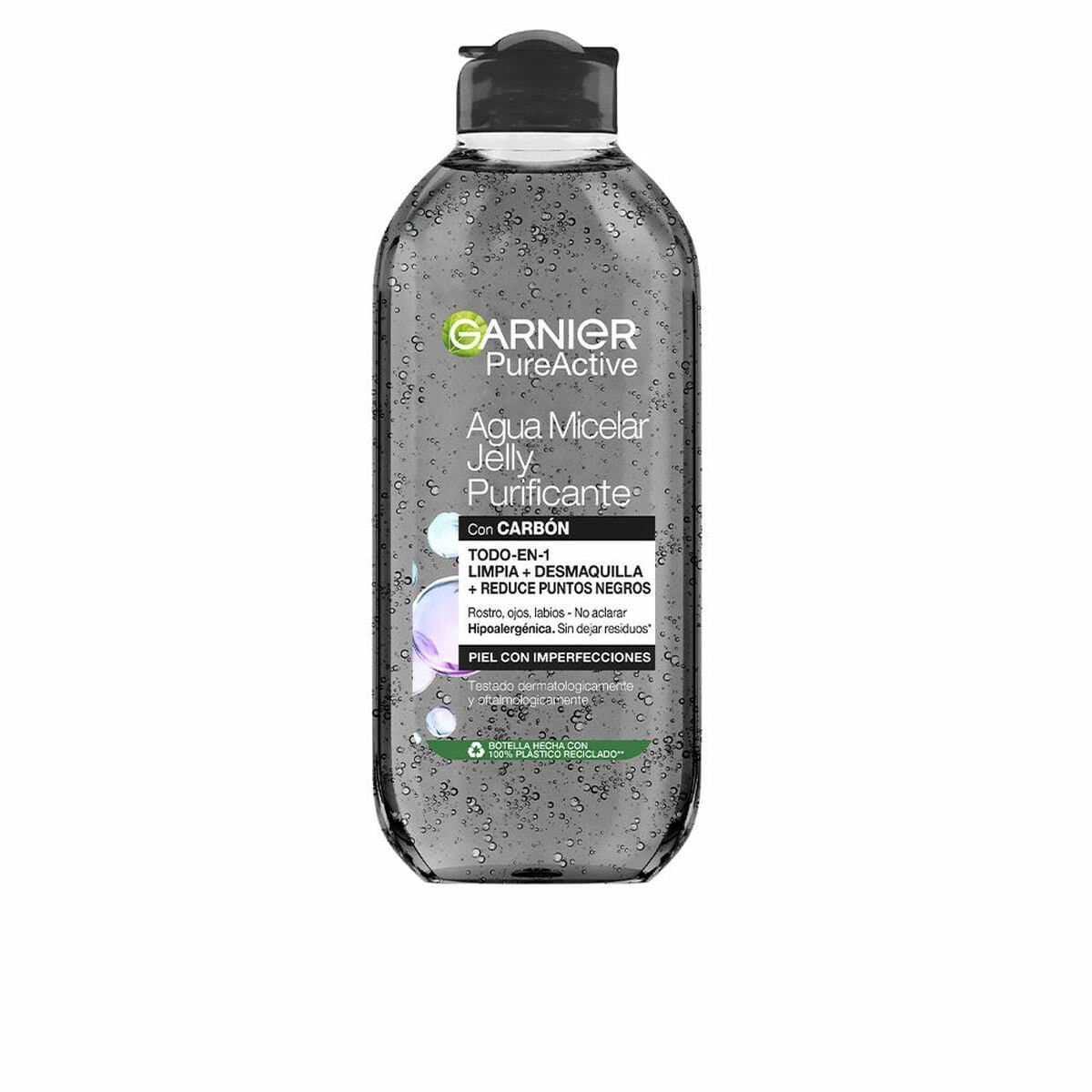 Agua Micelar Garnier Pure Active 400 ml Purificante Carbón