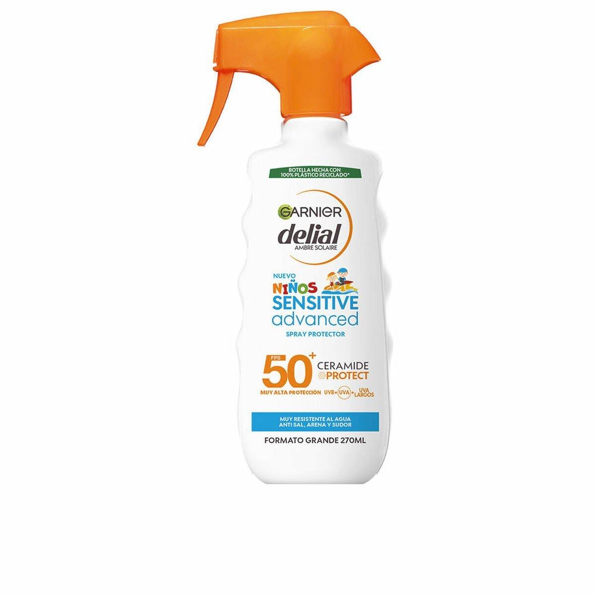 Protector Solar para Niños en Spray Garnier Niños Sensitive Advanced Spf 50+ 270 ml
