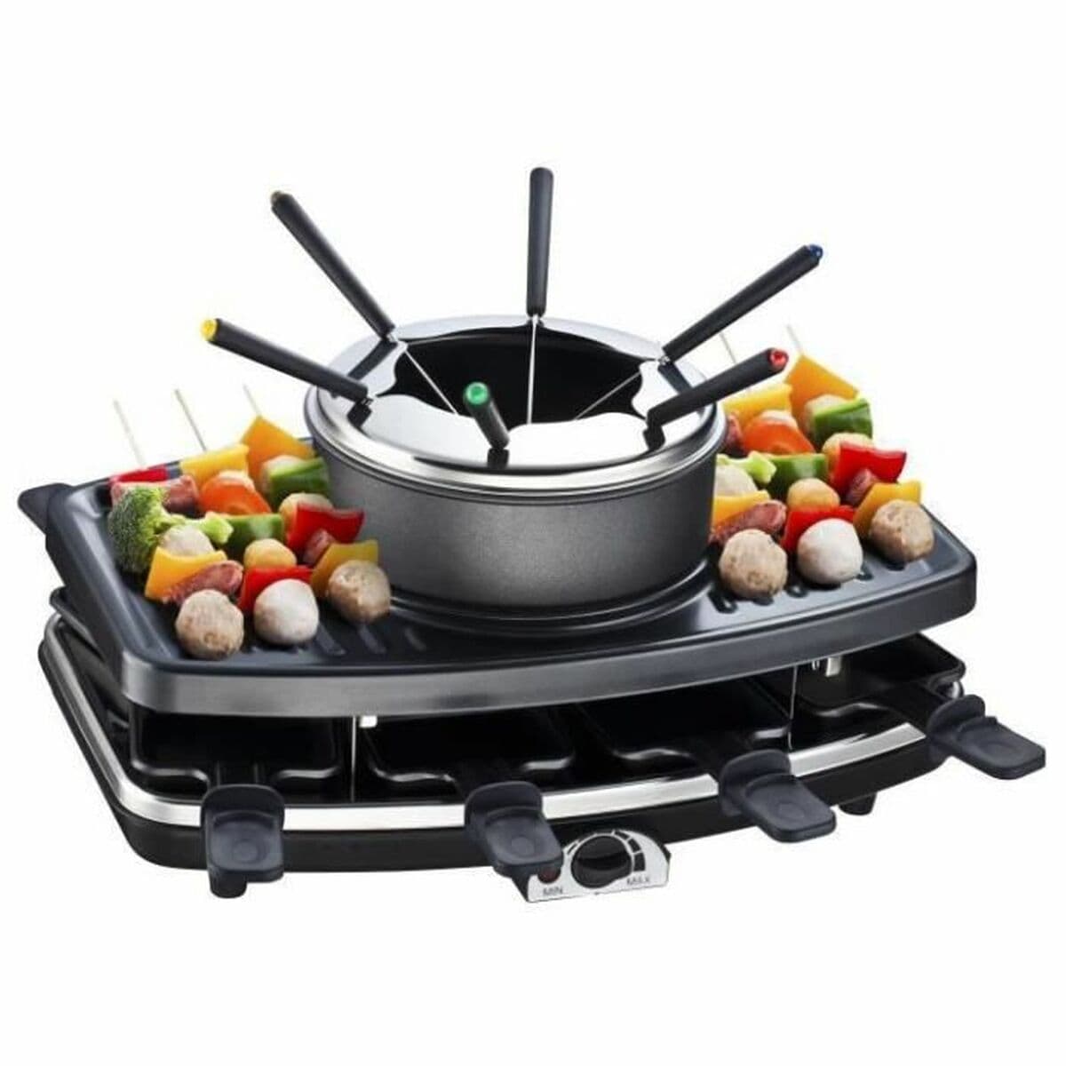 Raclette Continental Edison FD12881 Negro 19 cm 45,5 cm 65 cm 30,5 cm 40,5 cm 27,5 cm