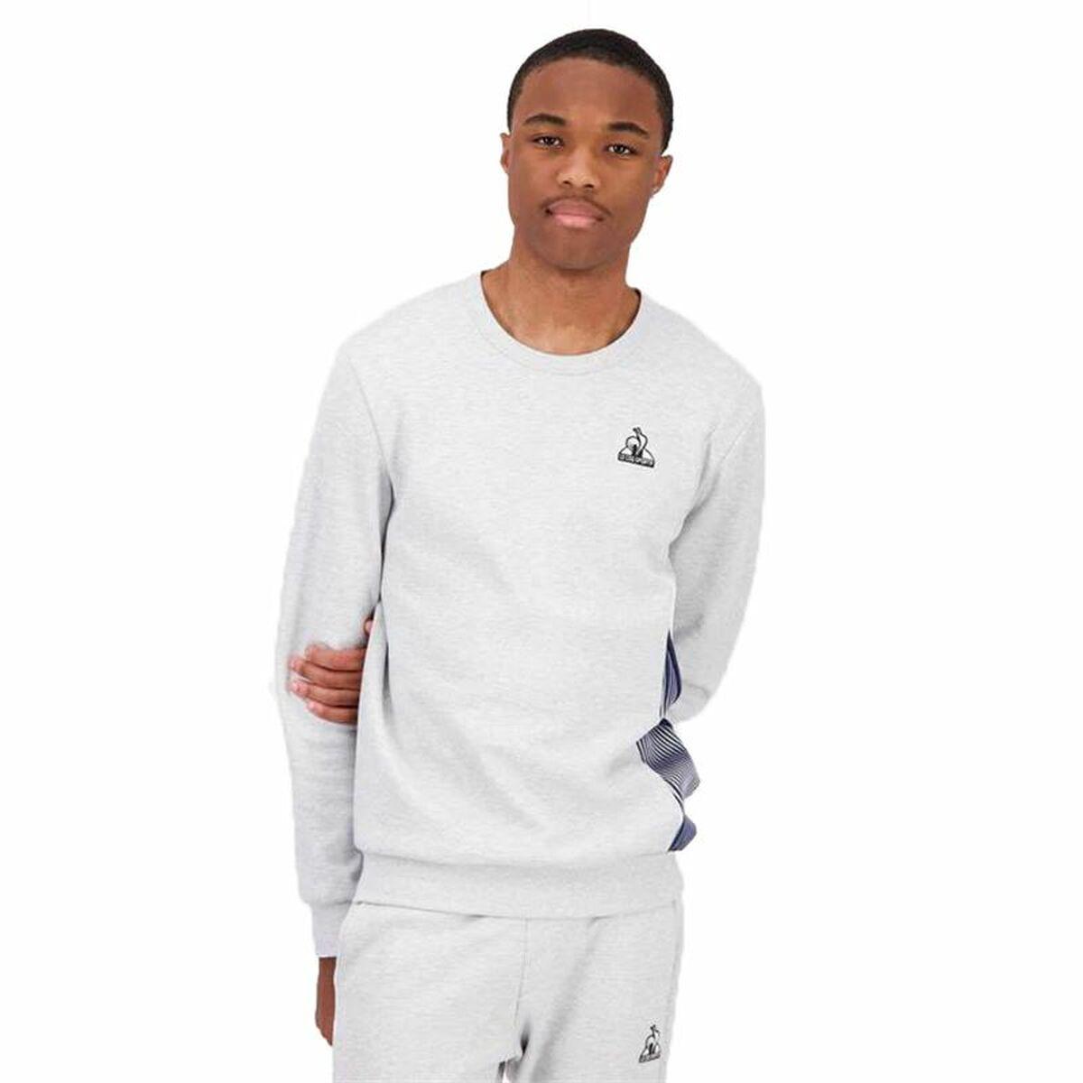Sudadera sin Capucha Hombre Le coq sportif Heritage N°1 Gris