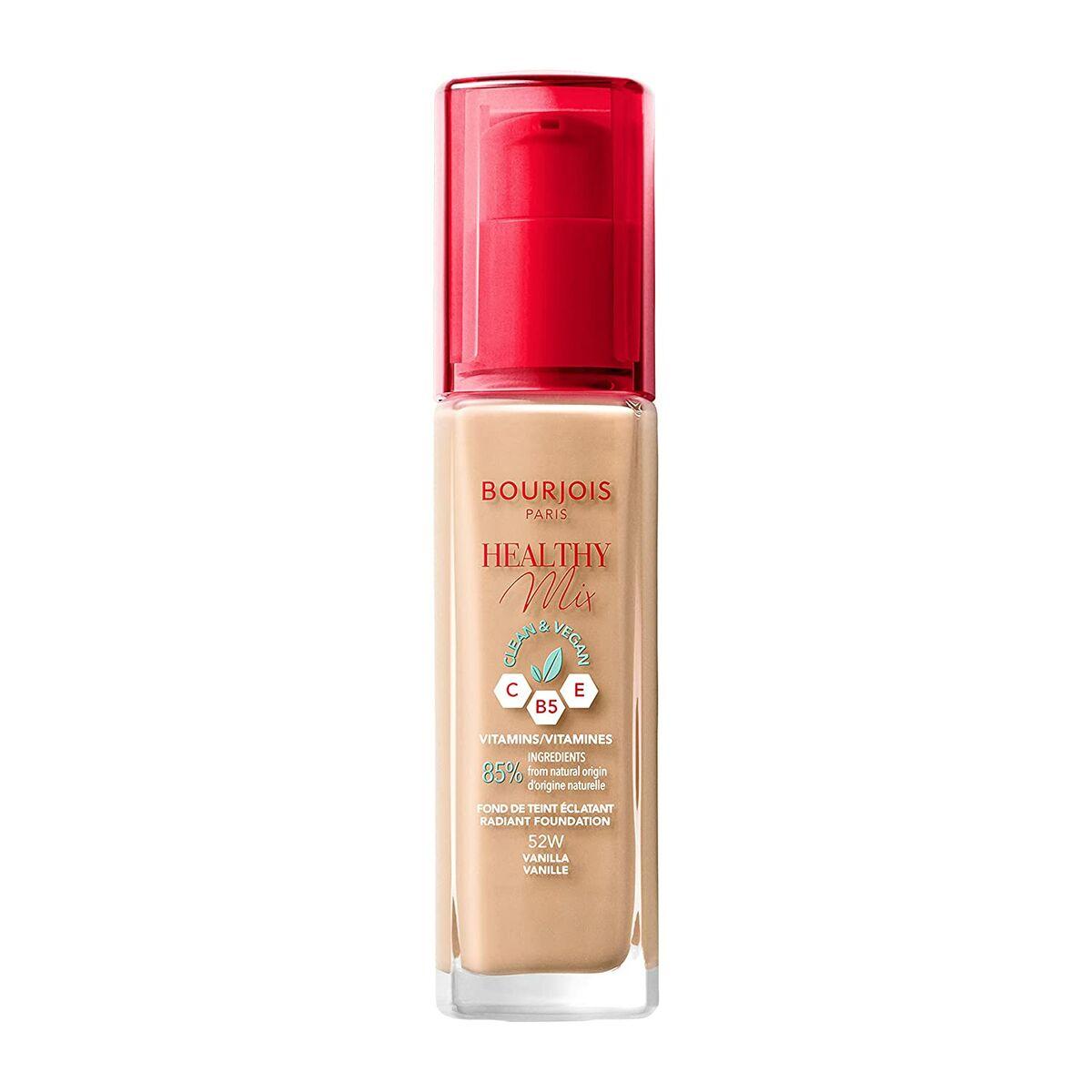 Base de Maquillaje Cremosa Bourjois Healthy Mix 52-vanilla Nº 52-Vanilla 30 ml
