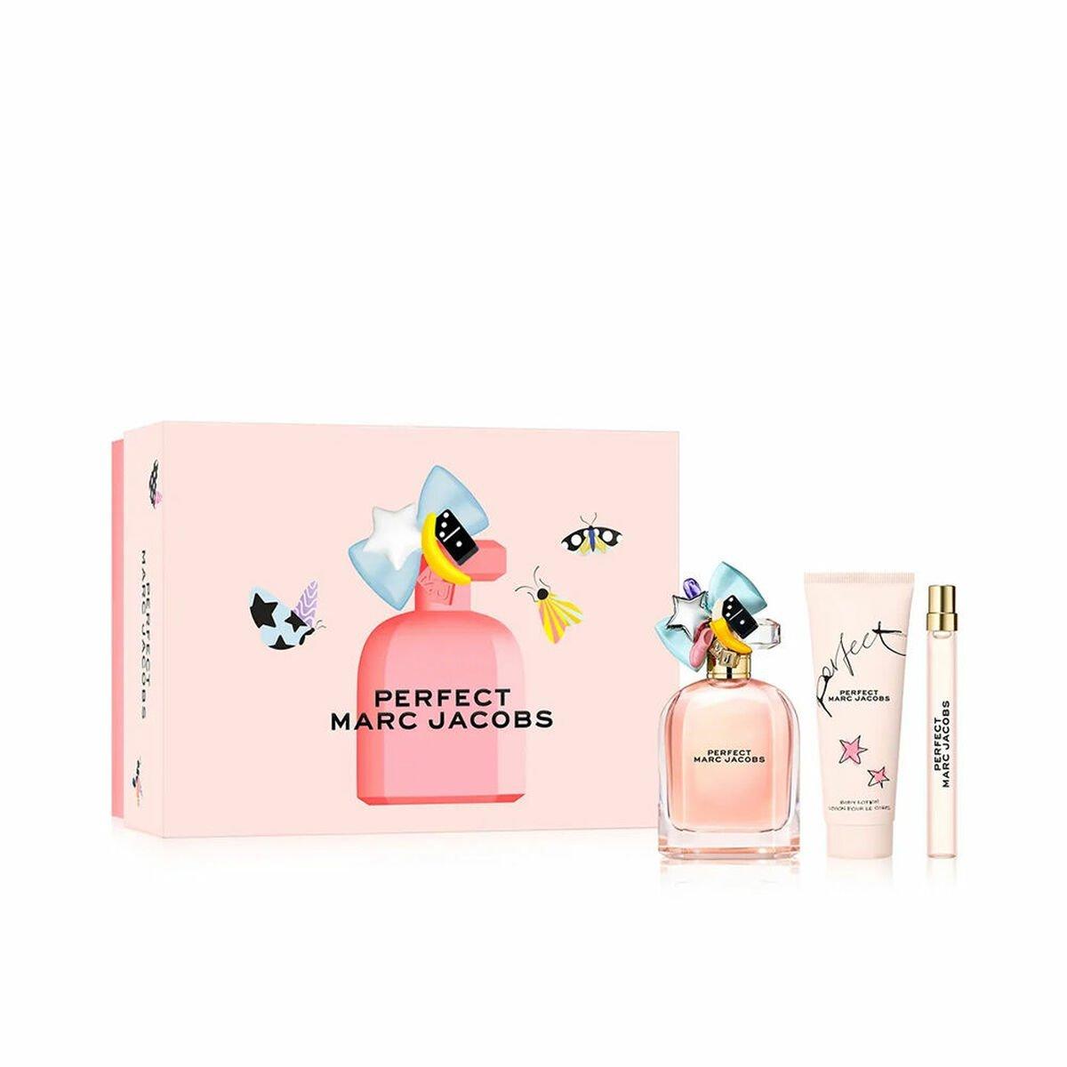 Set de Perfume Mujer Marc Jacobs PERFECT EDP 3 Piezas